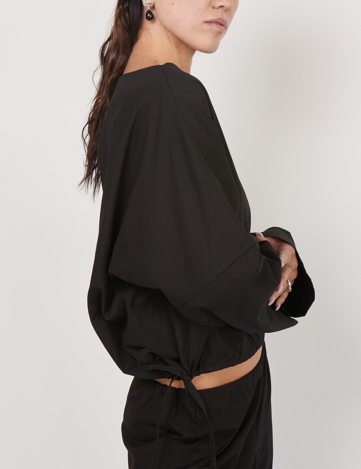 Cuff Top in Black by Brooke Callahan, curated by Shop Sommer in San Francisco