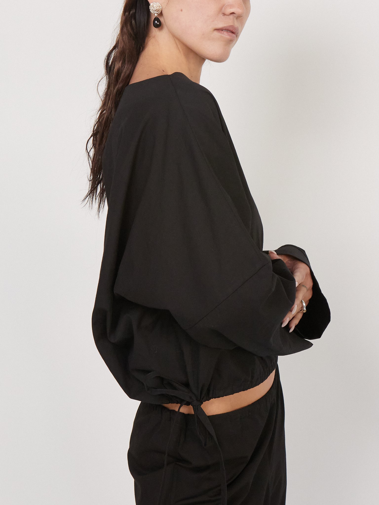 Cuff Top in Black by Brooke Callahan, curated by Shop Sommer in San Francisco