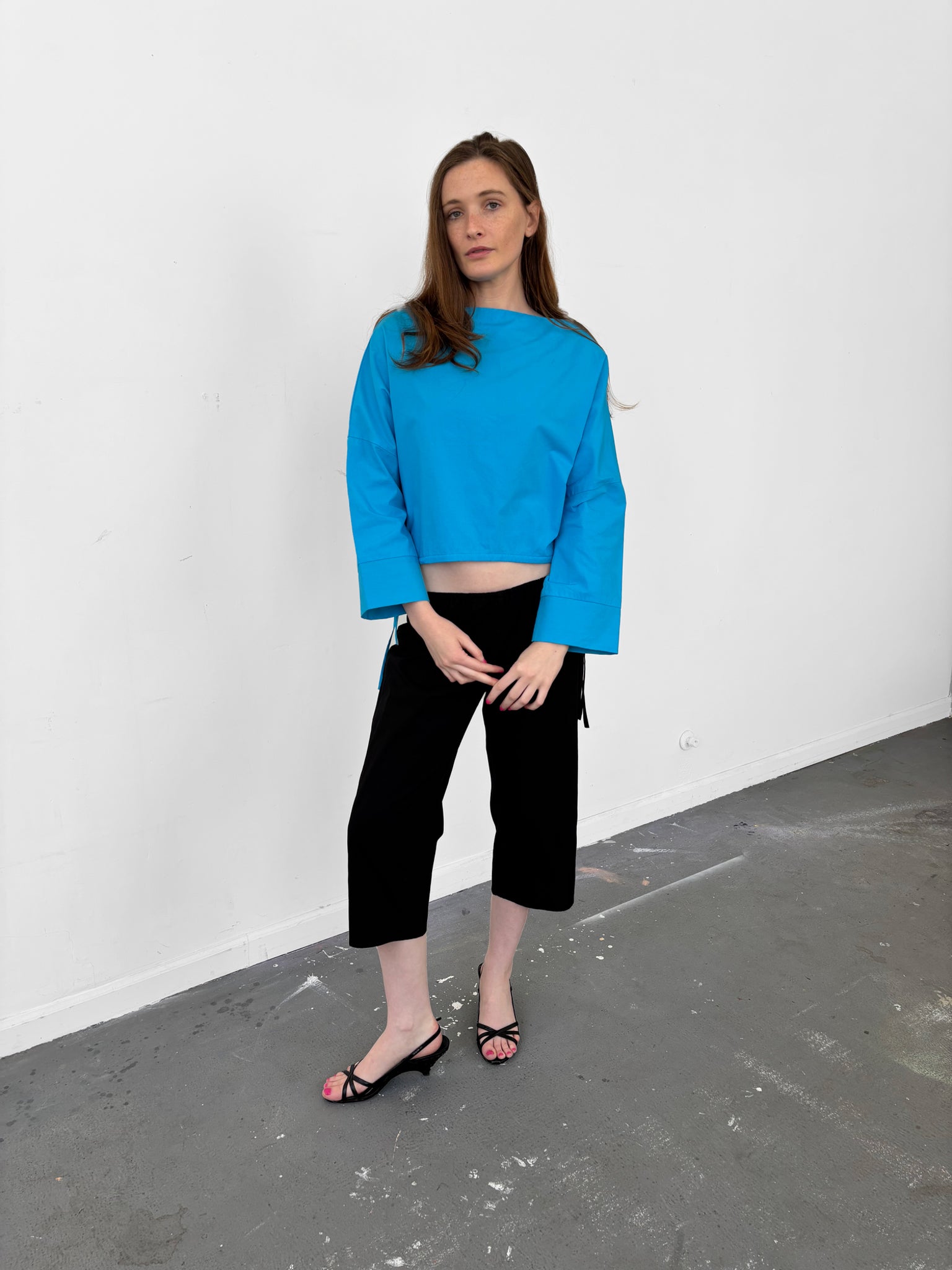 Brooke Callahan Tie Capri in Black, curated by Shop Sommer in San Francisco.