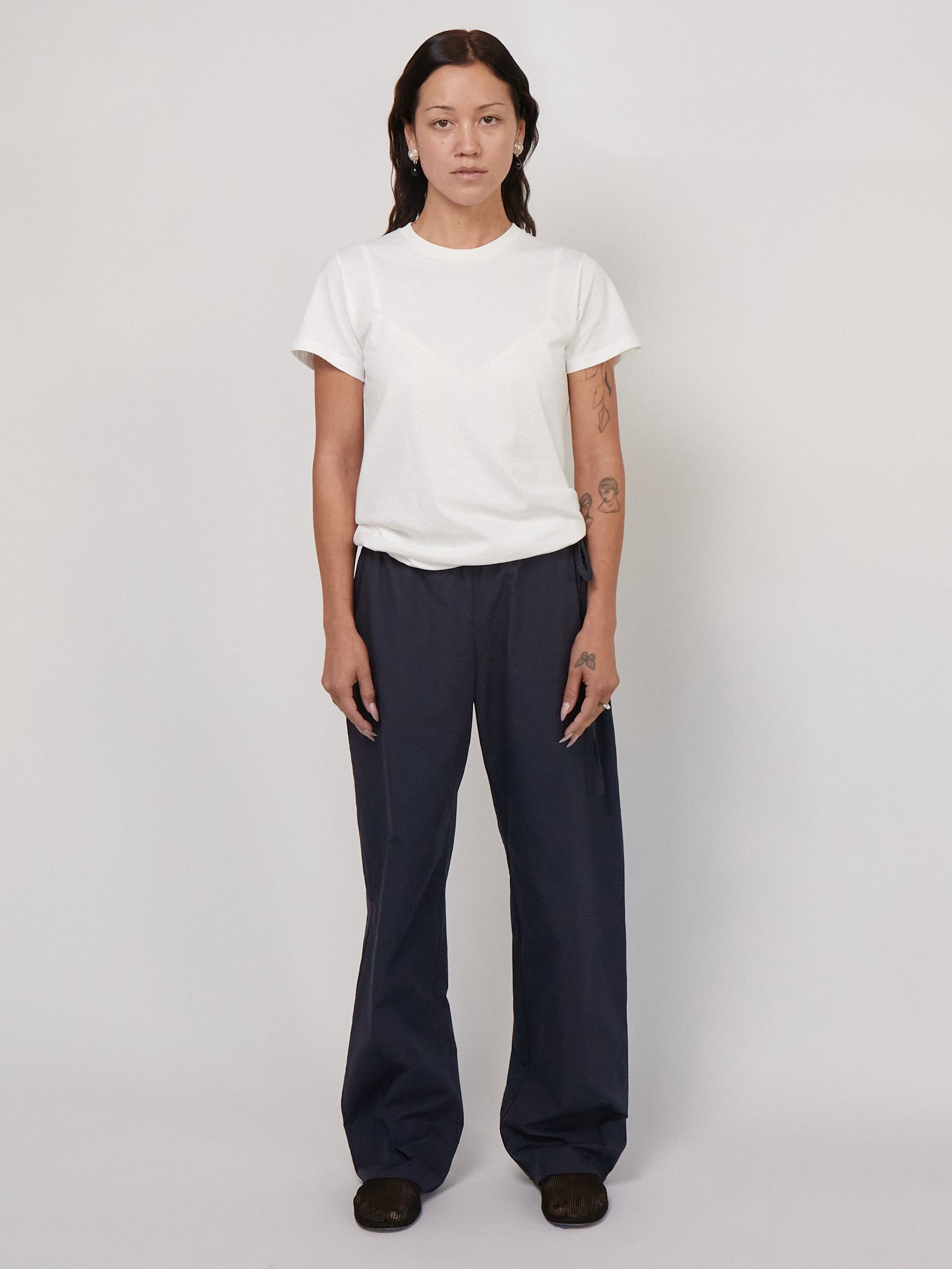 Brooke Callahan Navy Tie Pants, curated by Shop Sommer in San Francisco.