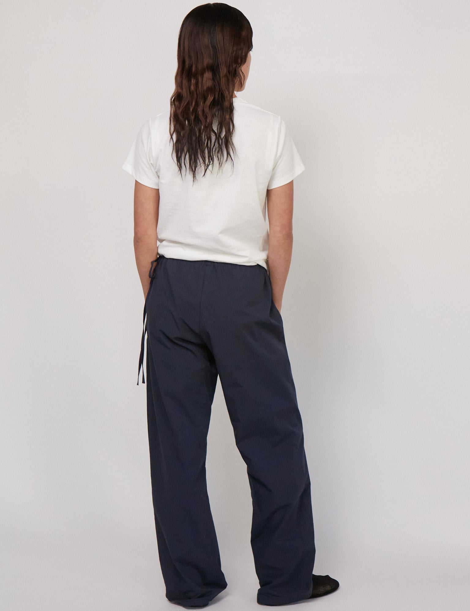 Brooke Callahan Navy Tie Pants, curated by Shop Sommer in San Francisco.