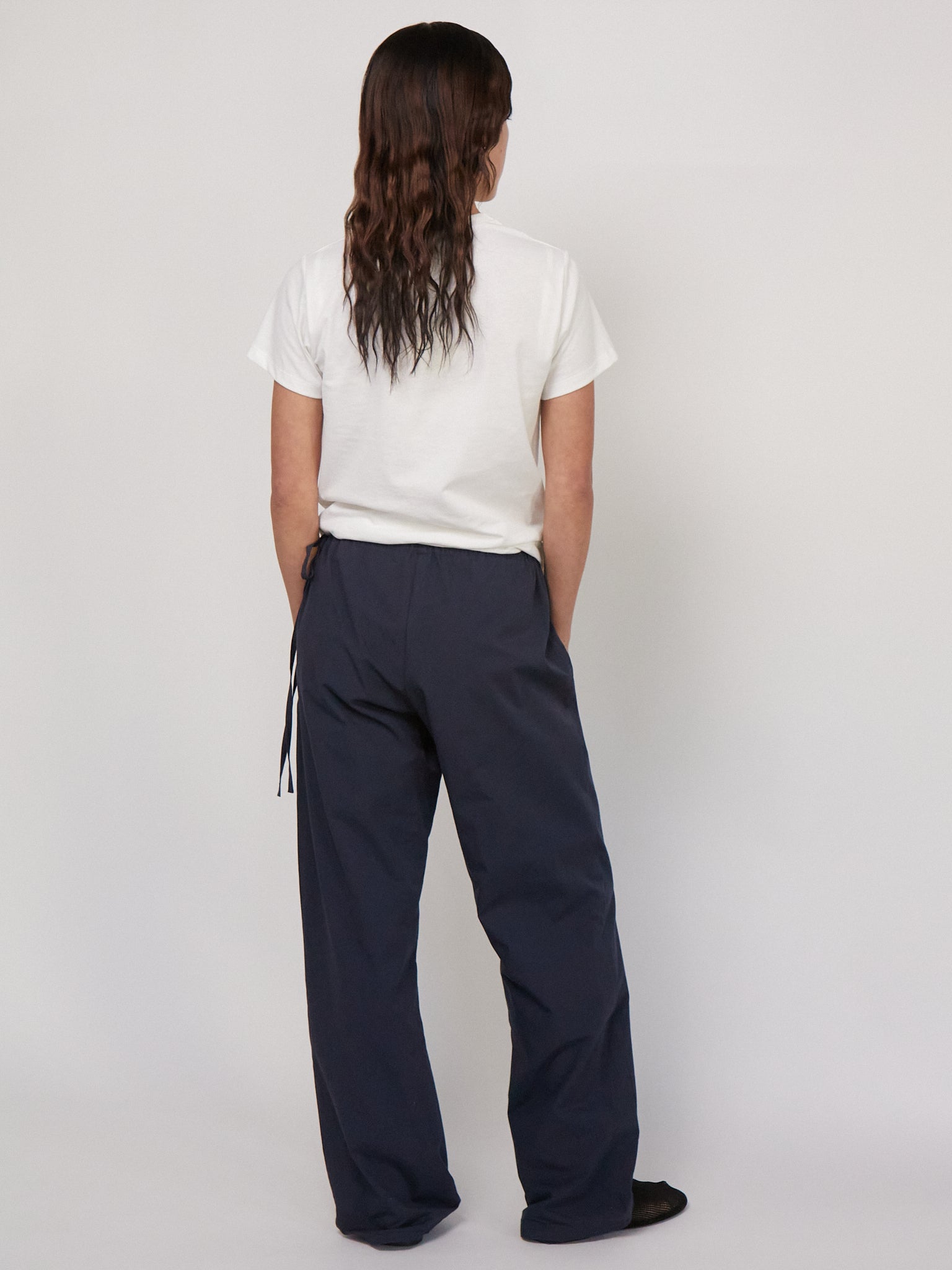 Brooke Callahan Navy Tie Pants, curated by Shop Sommer in San Francisco.