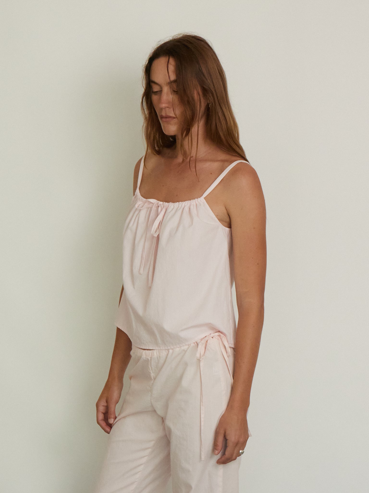 Brooke Callahan Bow Top in Blush, curated by Shop Sommer in San Francisco.