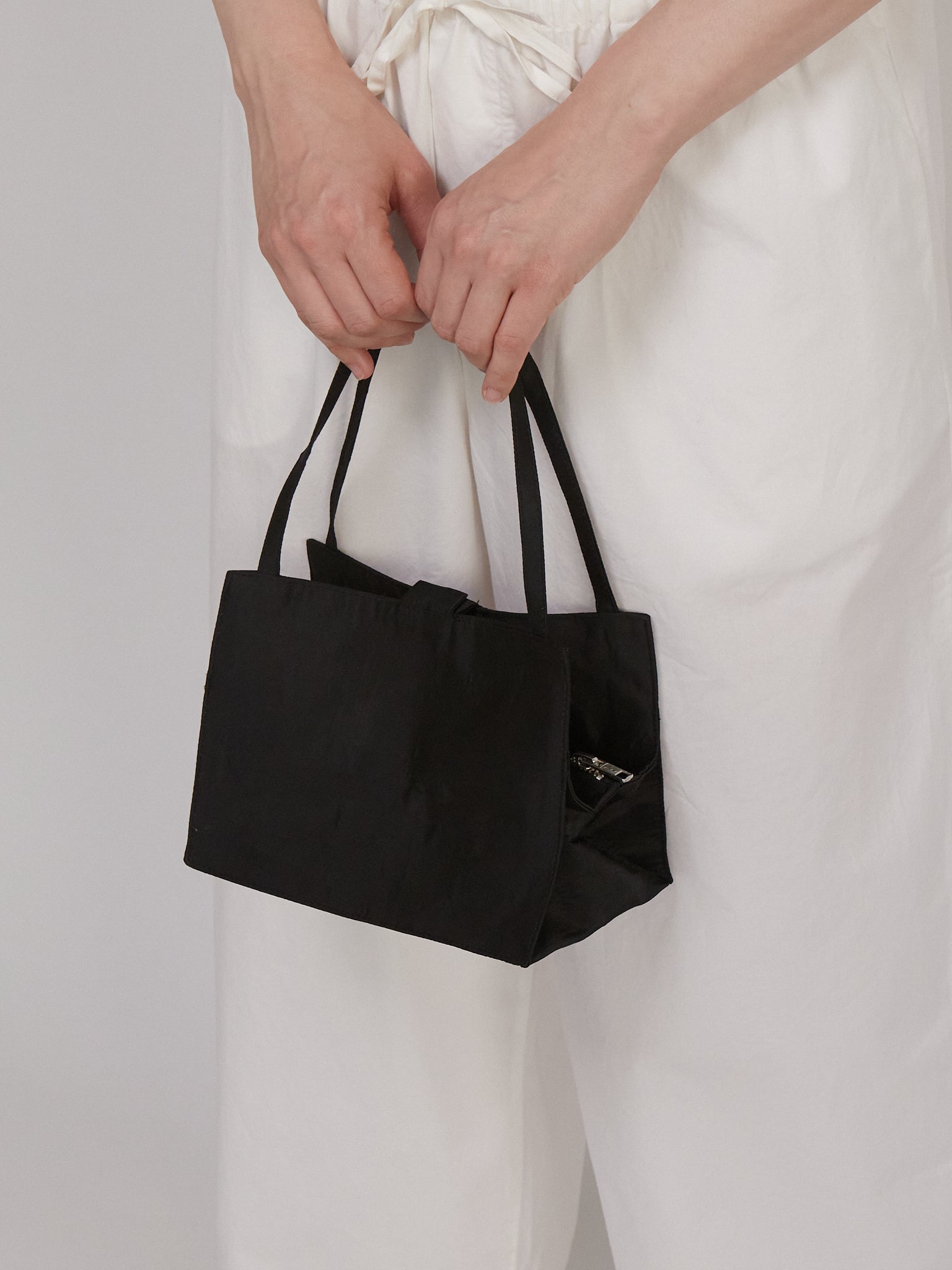 Coming of Age NYC Mini Lady Bag Black Silk Taffeta Shop Sommer San Francisco