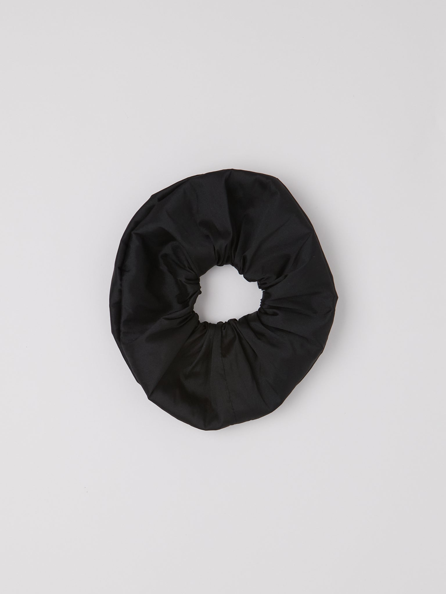 Coming of Age Black Silk Taffeta Scrunchie, curated by Shop Sommer in San Francisco.