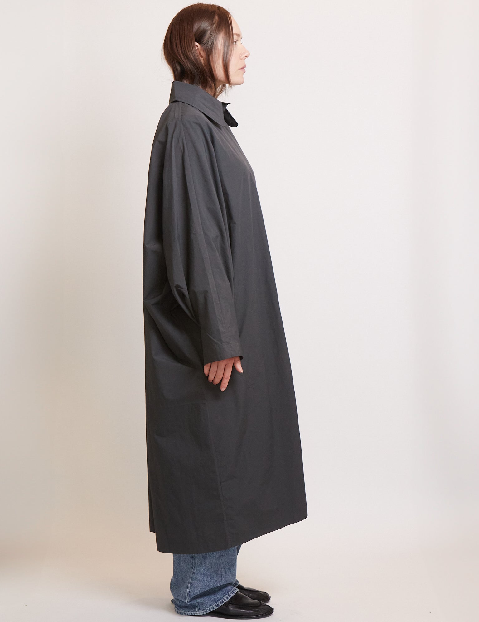 Cordera Batwing Trench Ebony, curated by Shop Sommer in San Francisco.