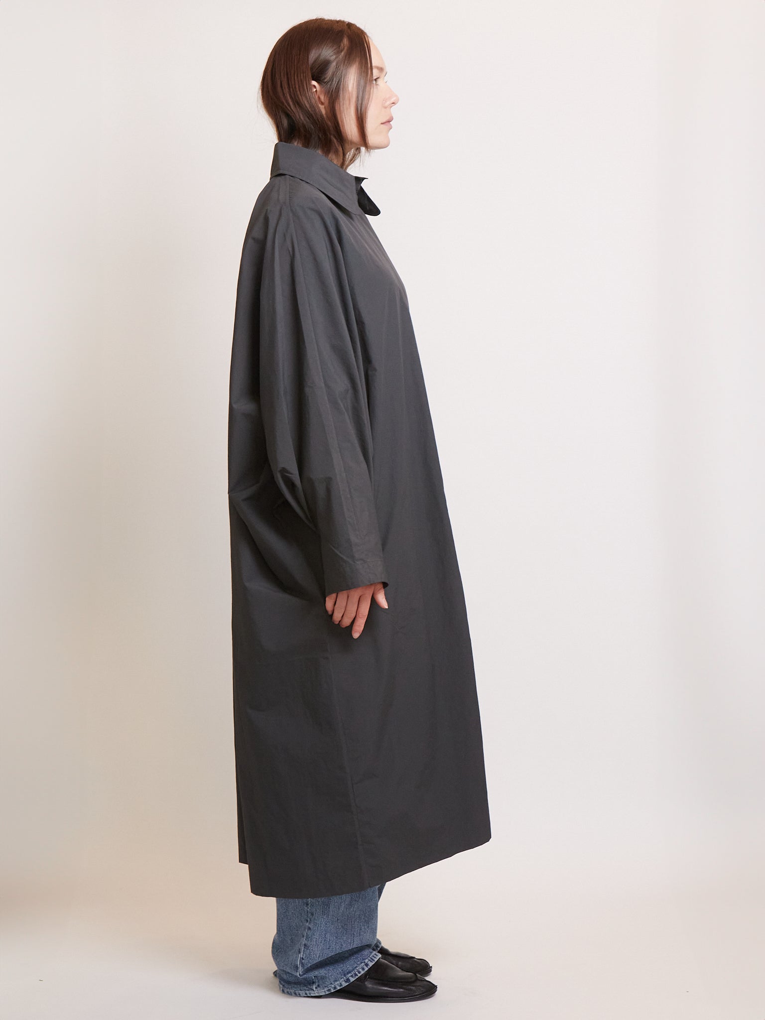 Cordera Batwing Trench Ebony, curated by Shop Sommer in San Francisco.