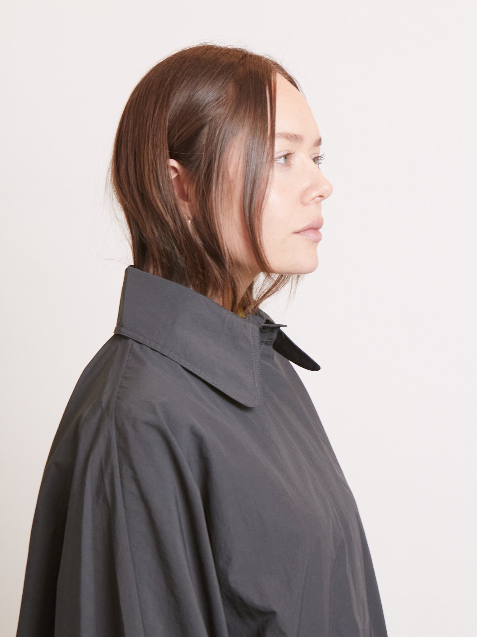 Cordera Batwing Trench Ebony, curated by Shop Sommer in San Francisco.