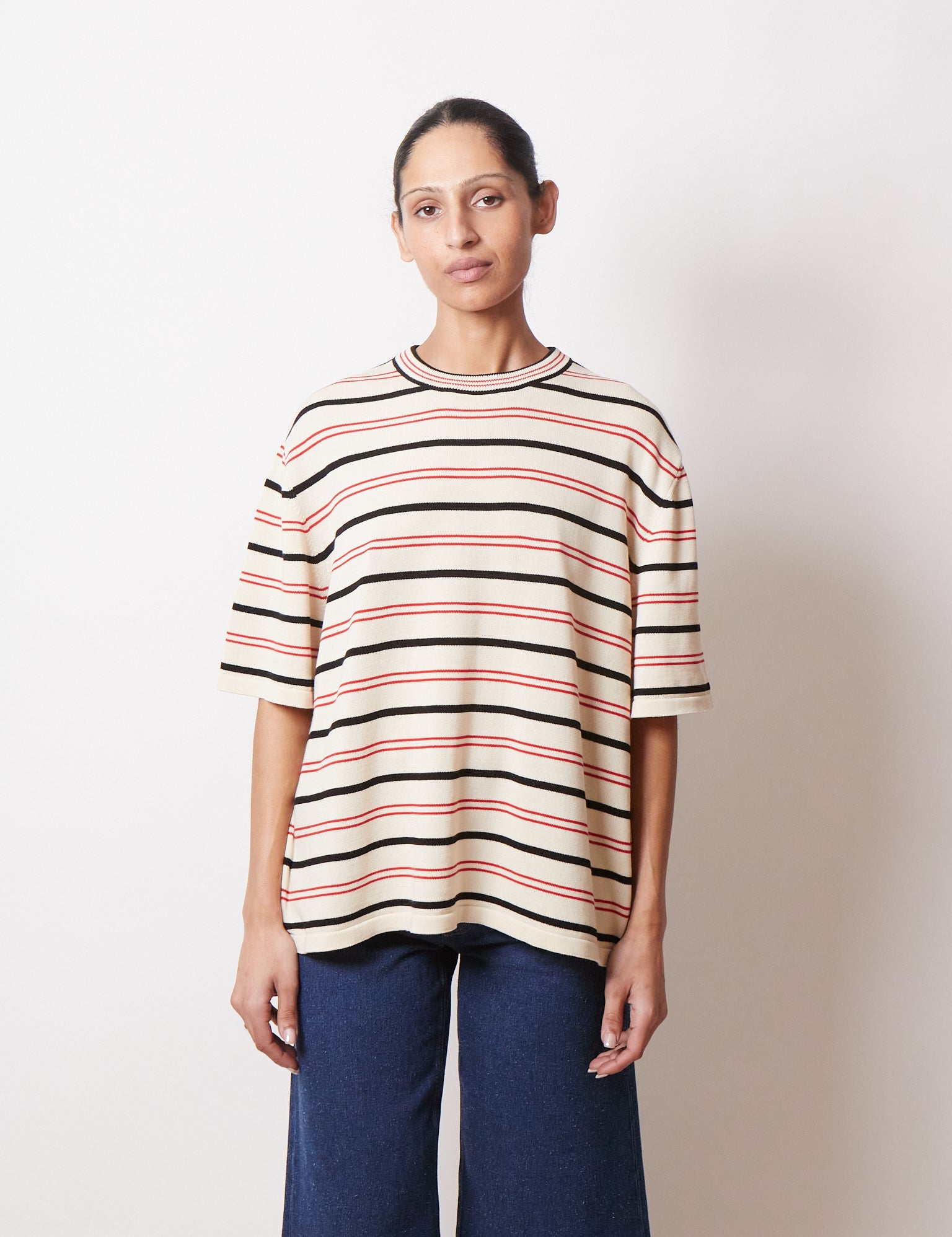 Cordera Organic Cotton Striped T Shirt, curated by Shop Sommer in San Francisco.