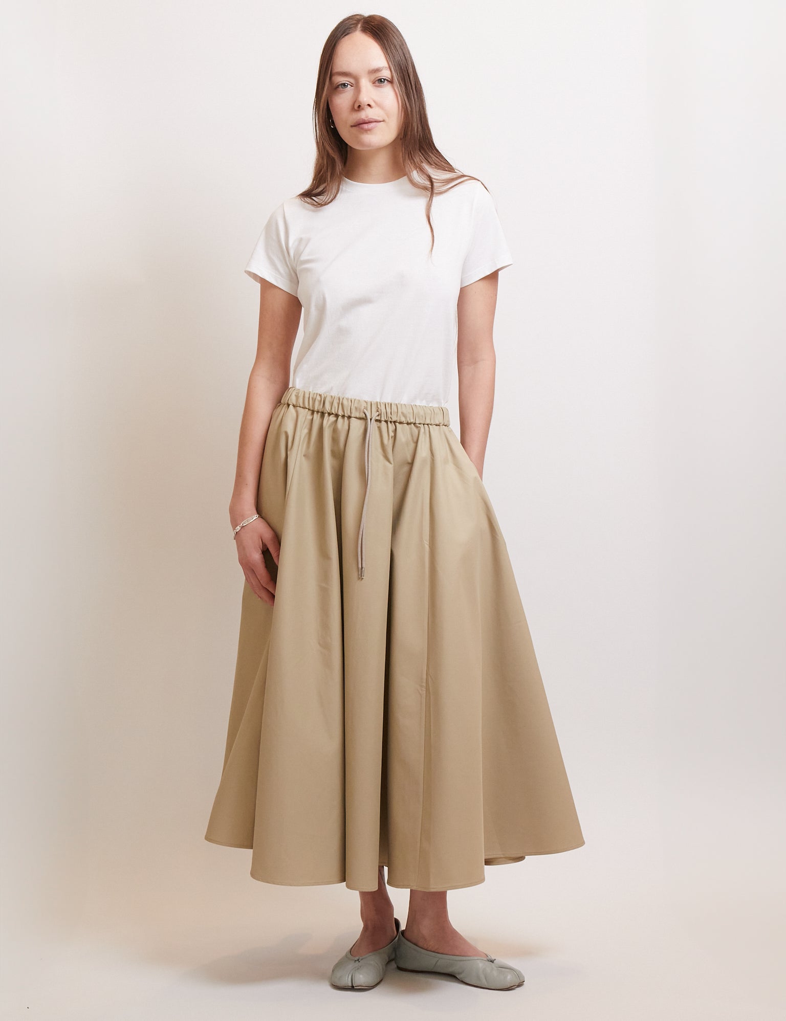 Cordera Technical Skirt Camel, curated by Shop Sommer in San Francisco.