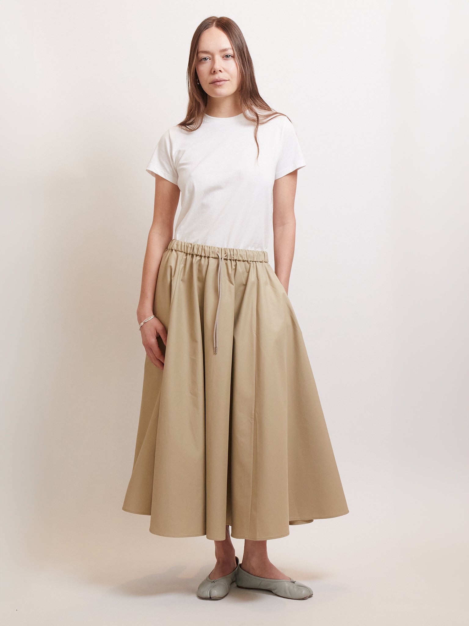 Cordera Technical Skirt Camel, curated by Shop Sommer in San Francisco.