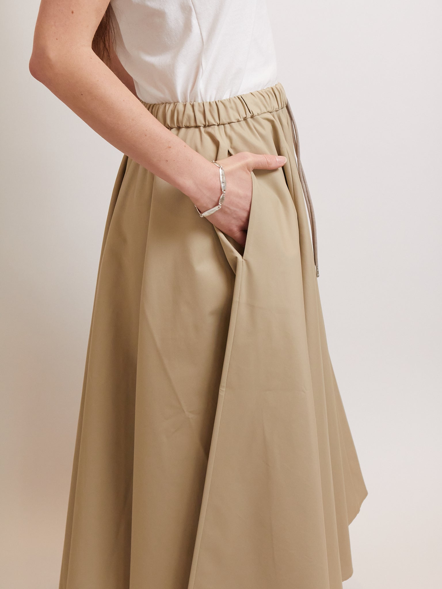 Cordera Technical Skirt Camel, curated by Shop Sommer in San Francisco.