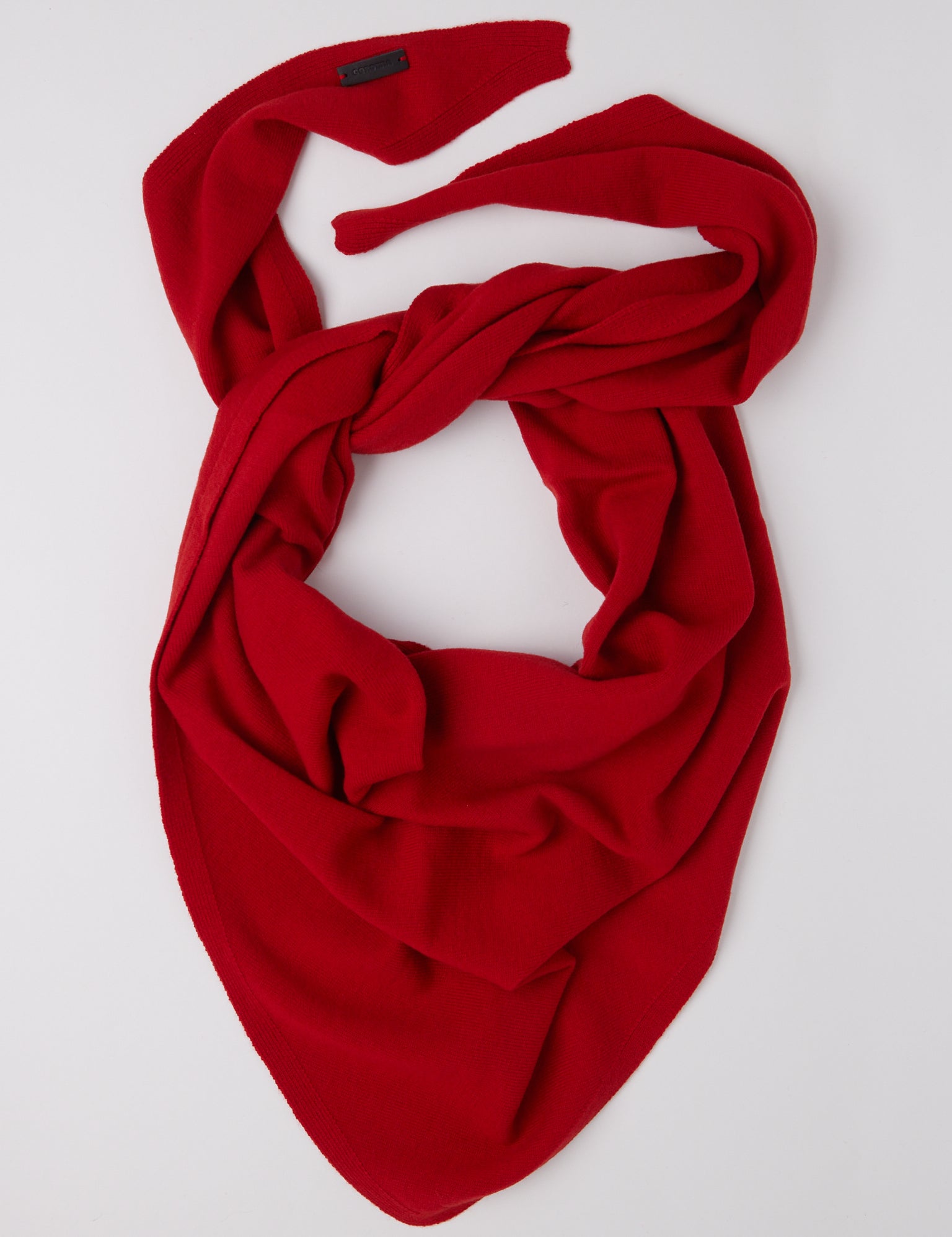 Cordera Red Merino Wool Bandana, Curated by Shop Sommer in San Francisco.