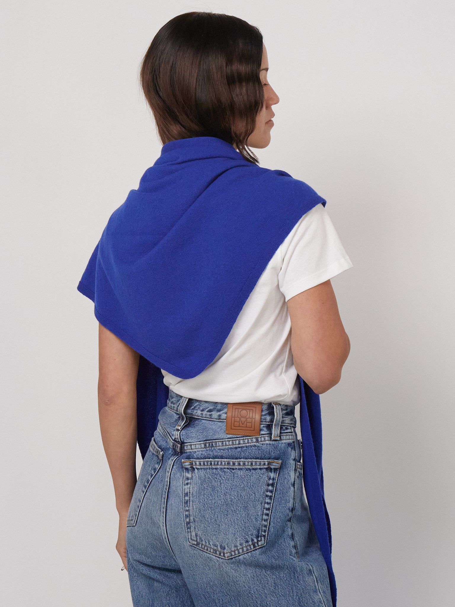 Cashmere Bandana in Klein Blue by Cordera, curated by Shop Sommer in San Francisco. 