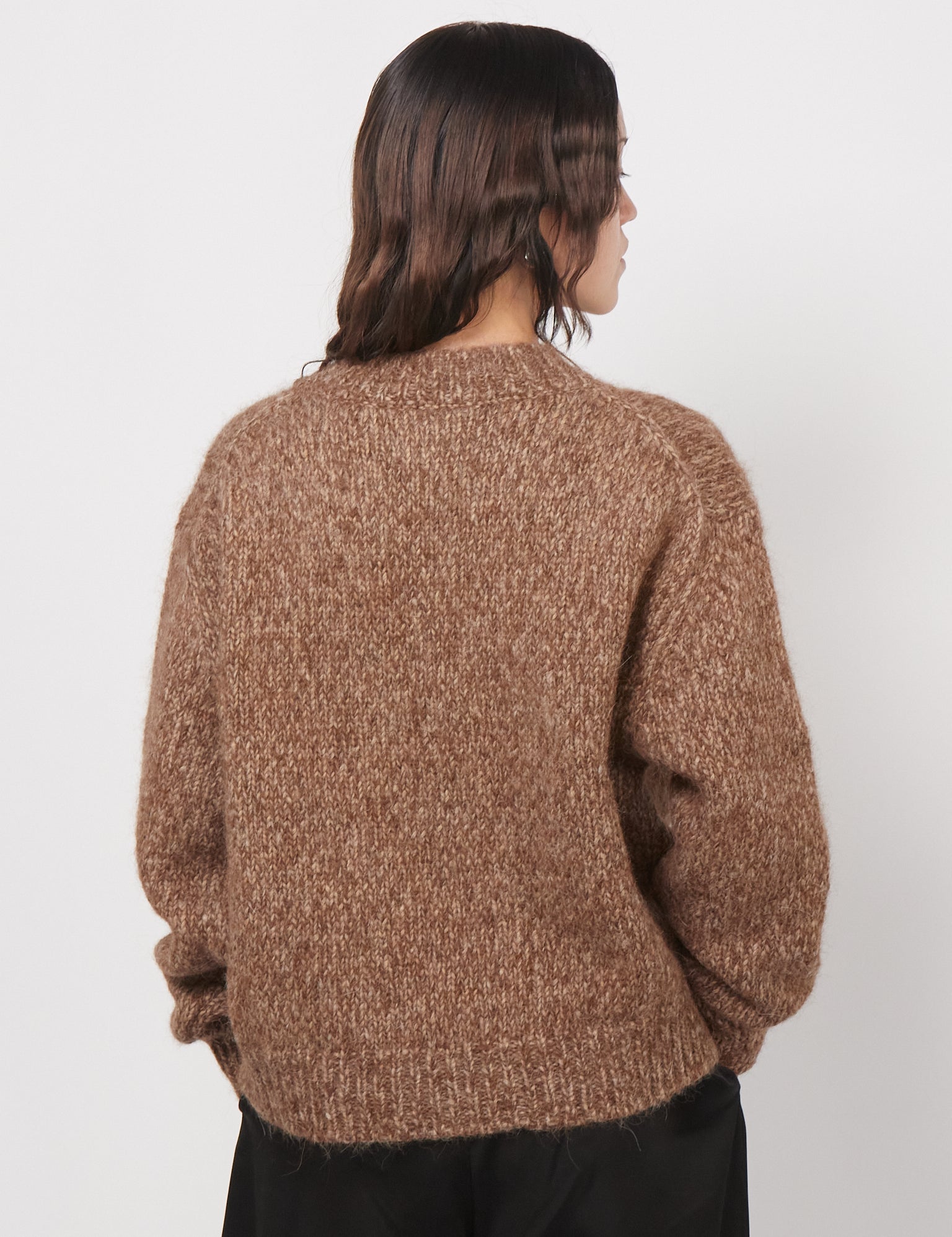 Cordera Chunky Sweater in Brown Melange, curated by Shop Sommer in San Francisco. 