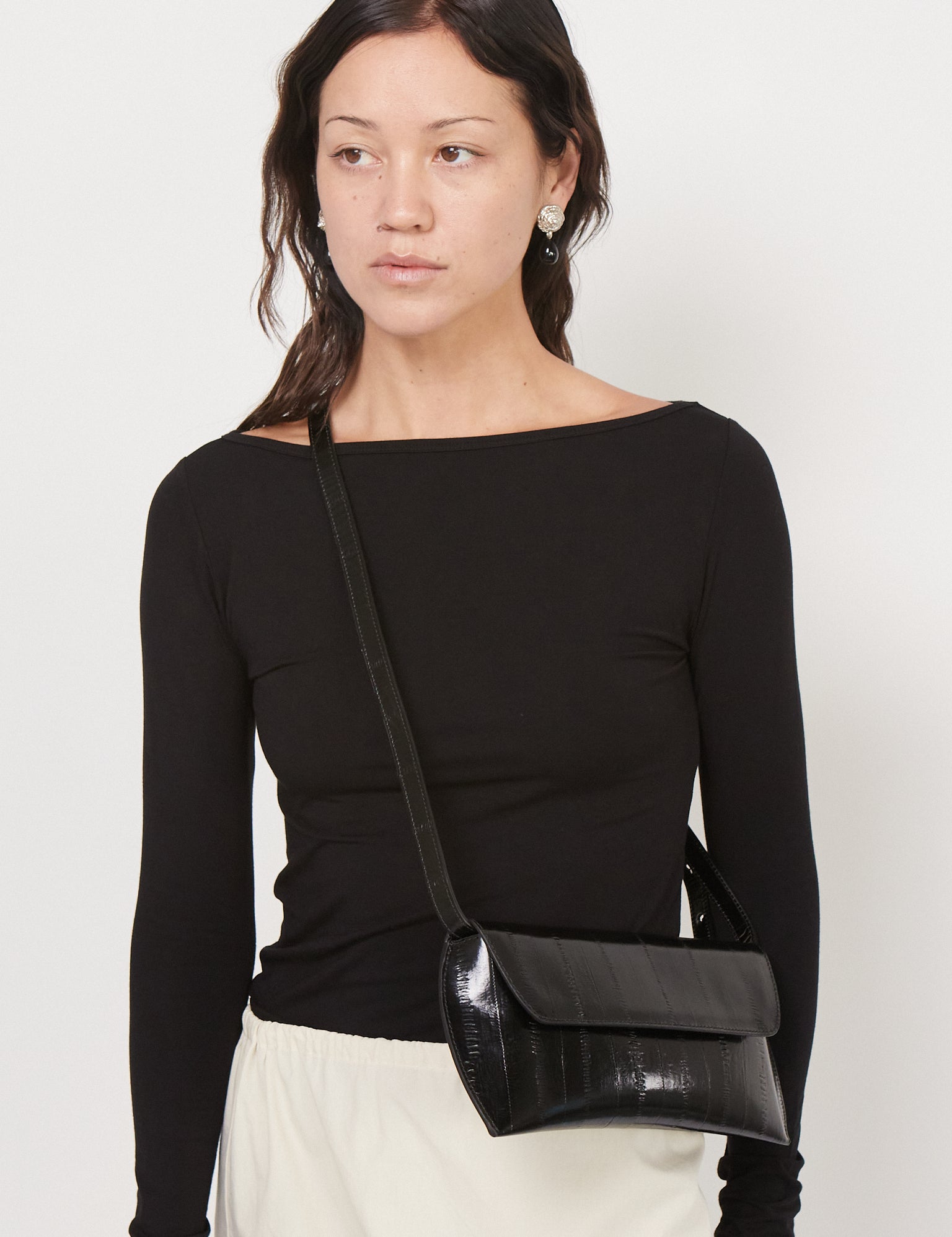 Swan Bag in Eel Black by Cordera, curated by Shop Sommer in San Francisco. 