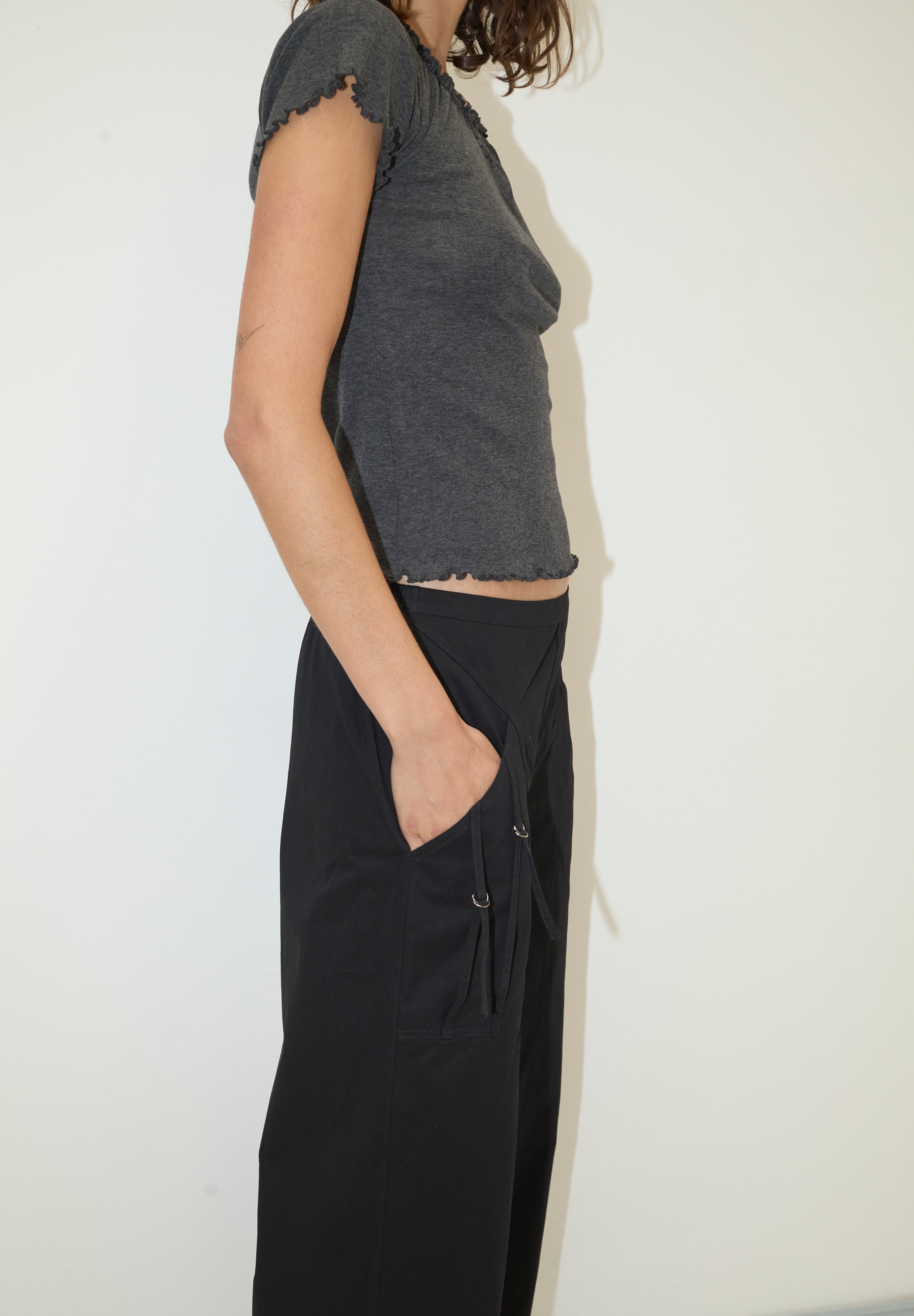 Deiji Studios Adjust Pocket Pant Black, curated by Shop Sommer in San Francisco.