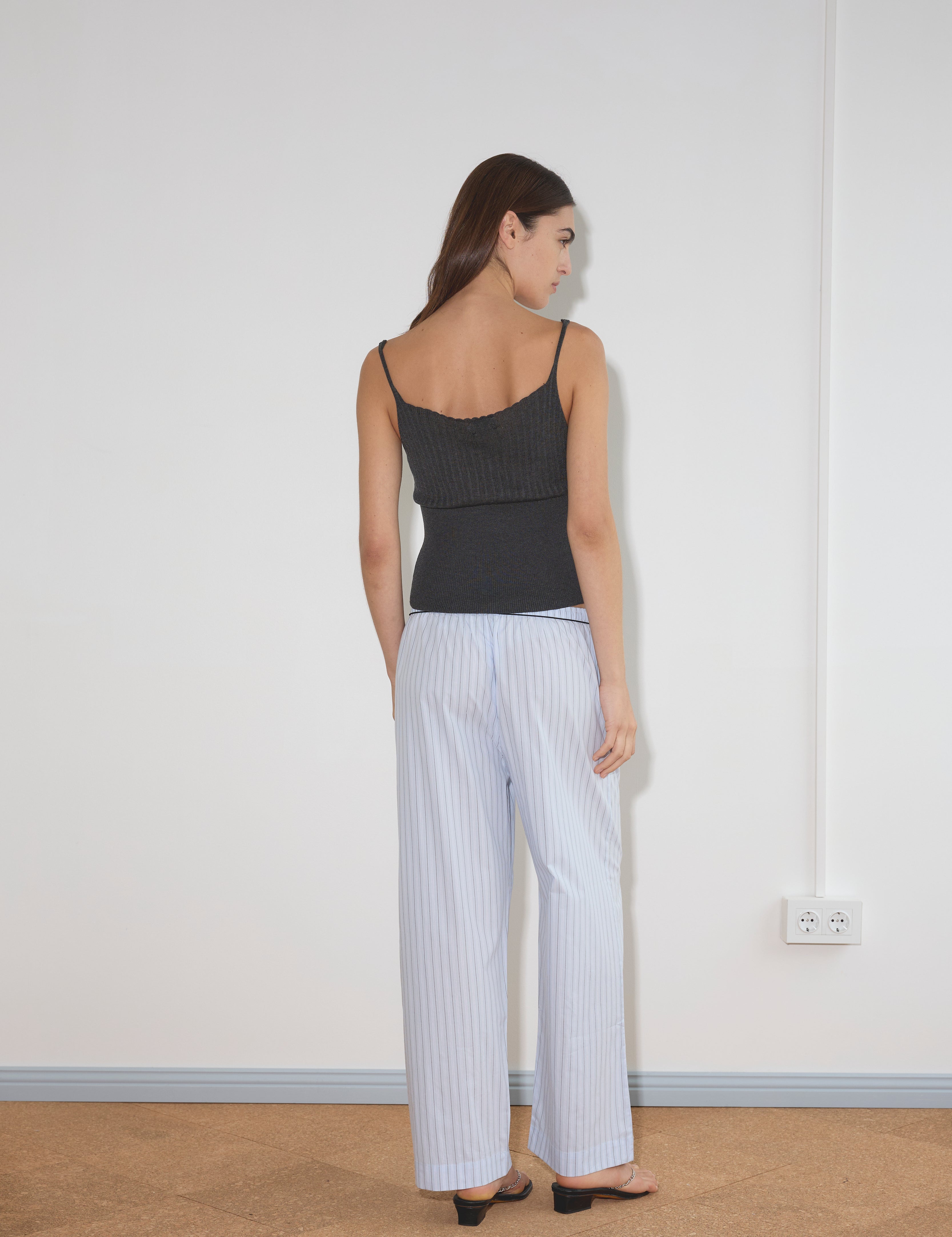 Deiji Studios Ease Trouser Mineral Stripe, curated by Shop Sommer in San Francisco.