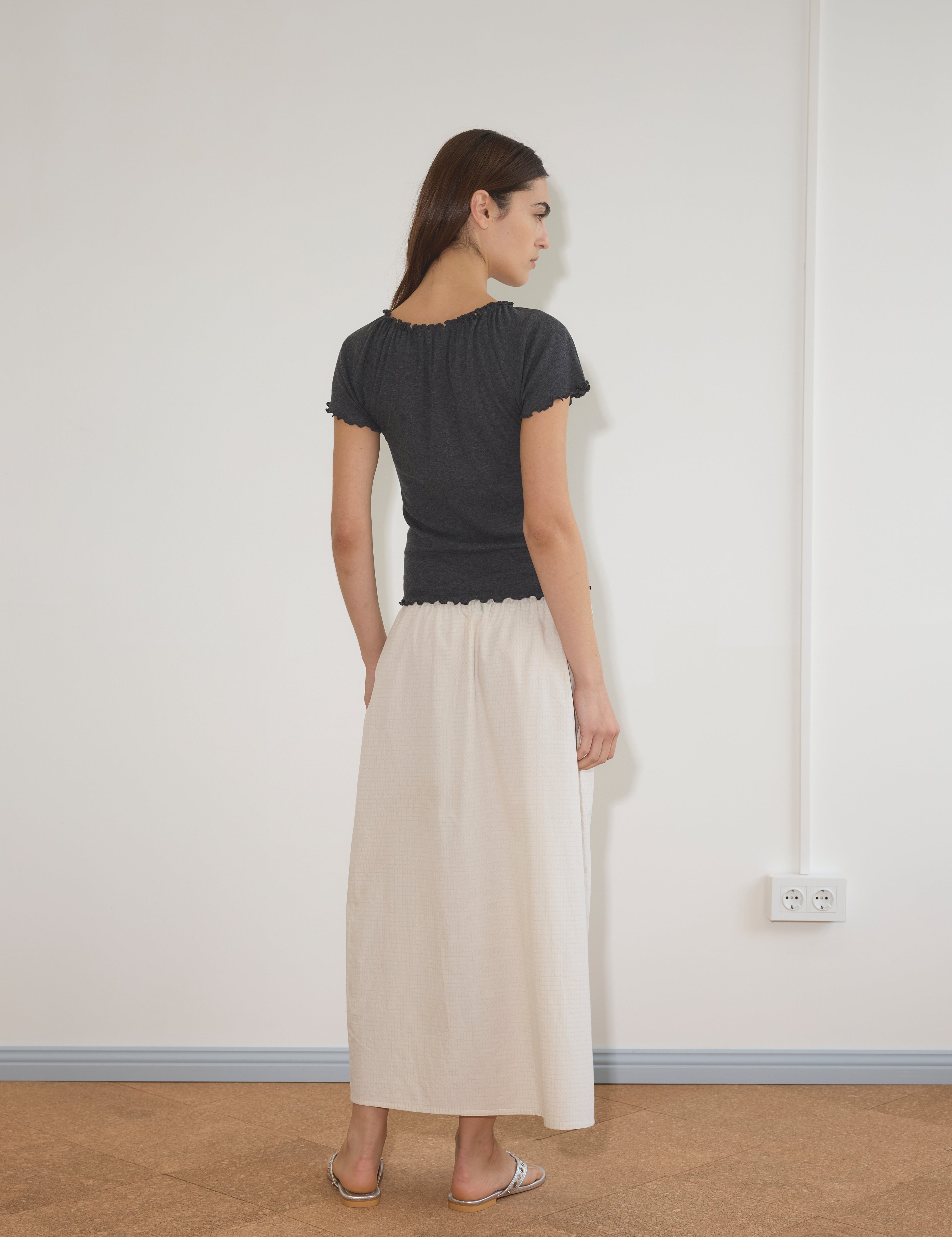 Deiji Studios Mid Day Skirt Bone Check, curated by Shop Sommer in San Francisco.