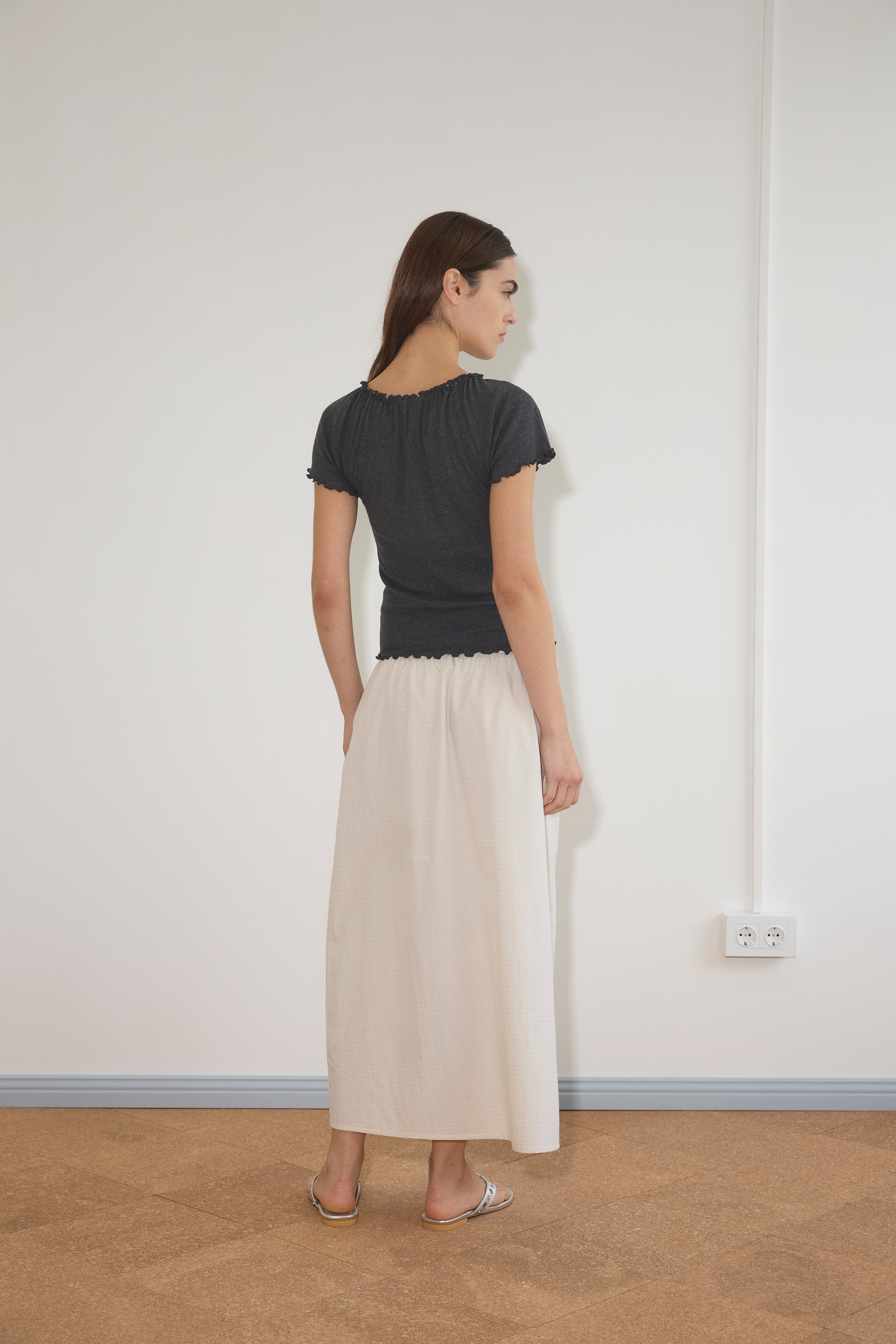 Deiji Studios Mid Day Skirt Bone Check, curated by Shop Sommer in San Francisco.
