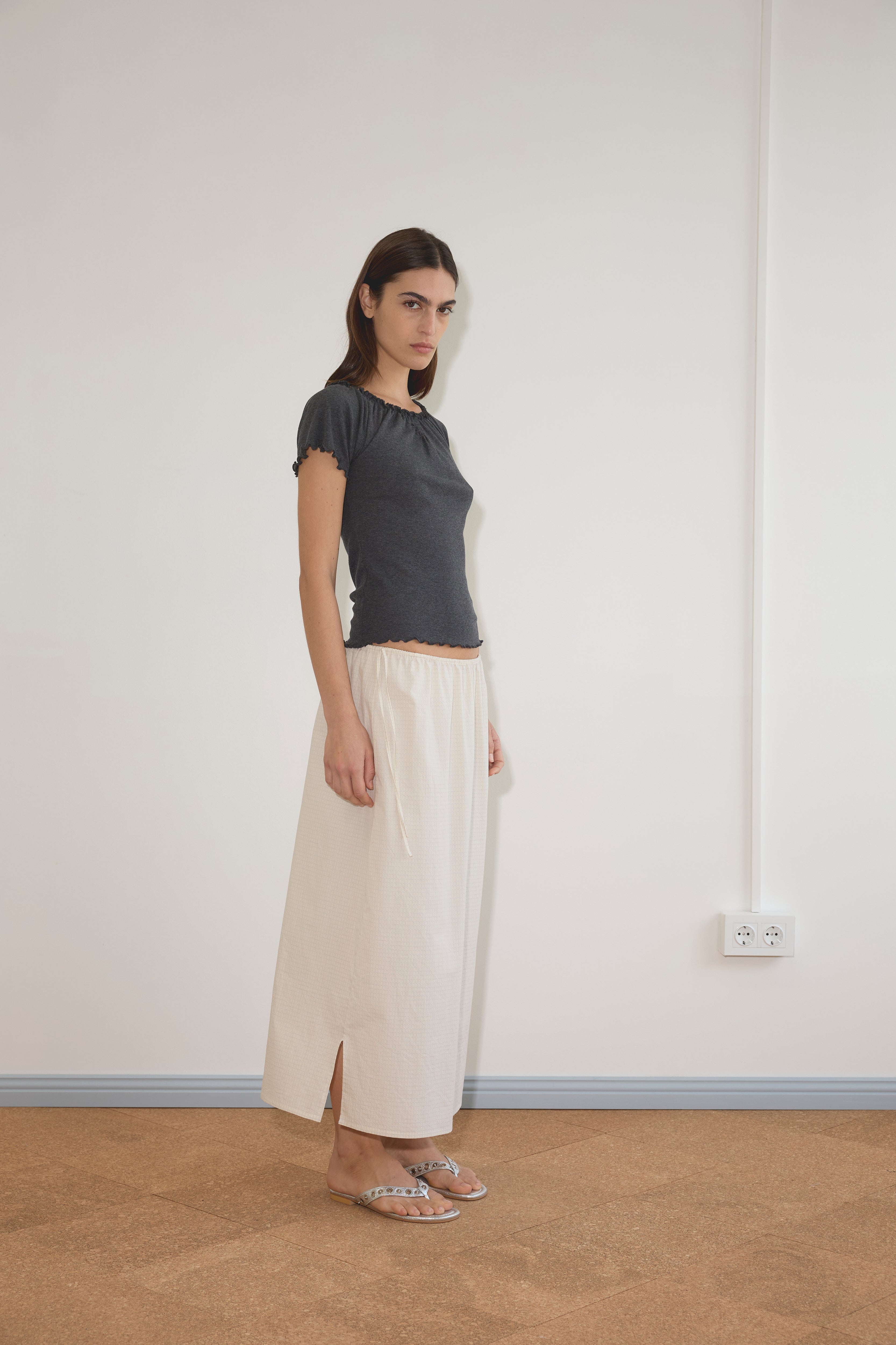 Deiji Studios Mid Day Skirt Bone Check, curated by Shop Sommer in San Francisco.
