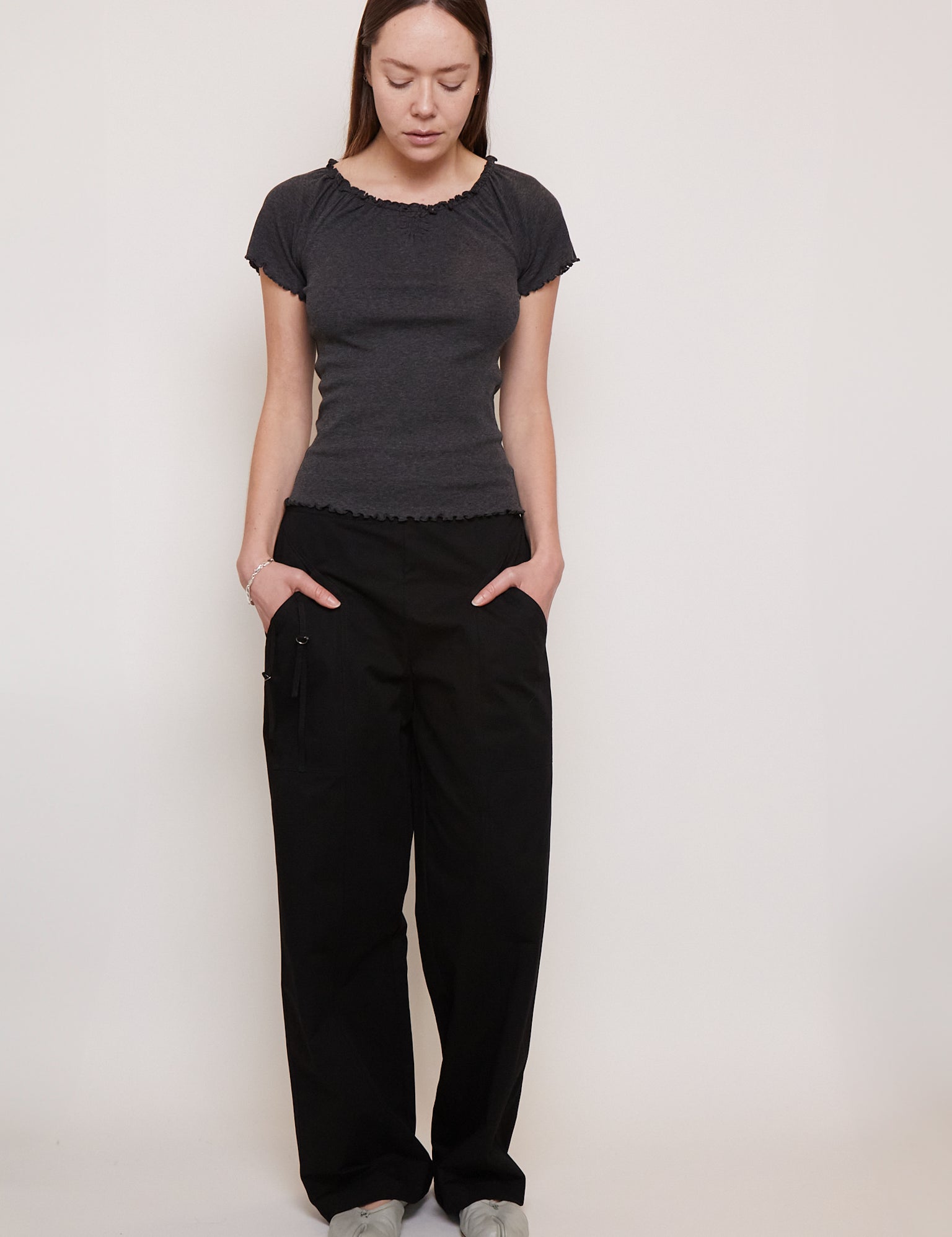 Deiji Studios Adjust Pocket Pant Black, curated by Shop Sommer in San Francisco.