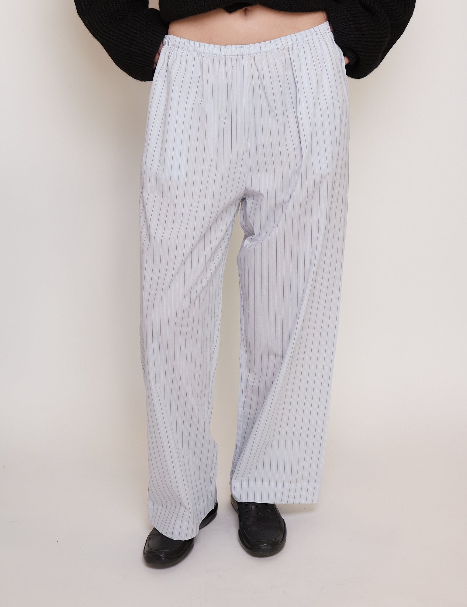 Deiji Studios Ease Trouser Mineral Stripe, curated by Shop Sommer in San Francisco.