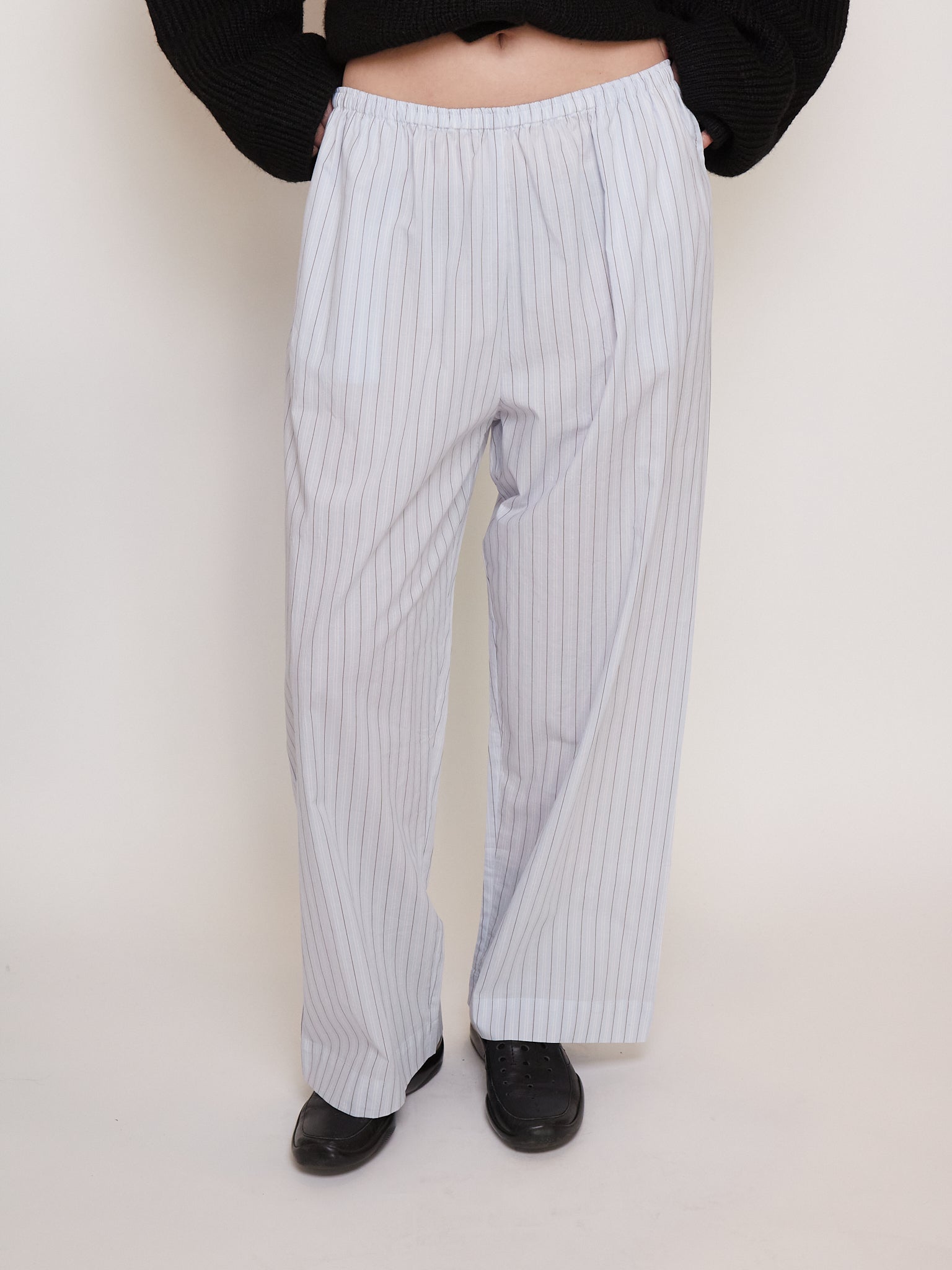 Deiji Studios Ease Trouser Mineral Stripe, curated by Shop Sommer in San Francisco.