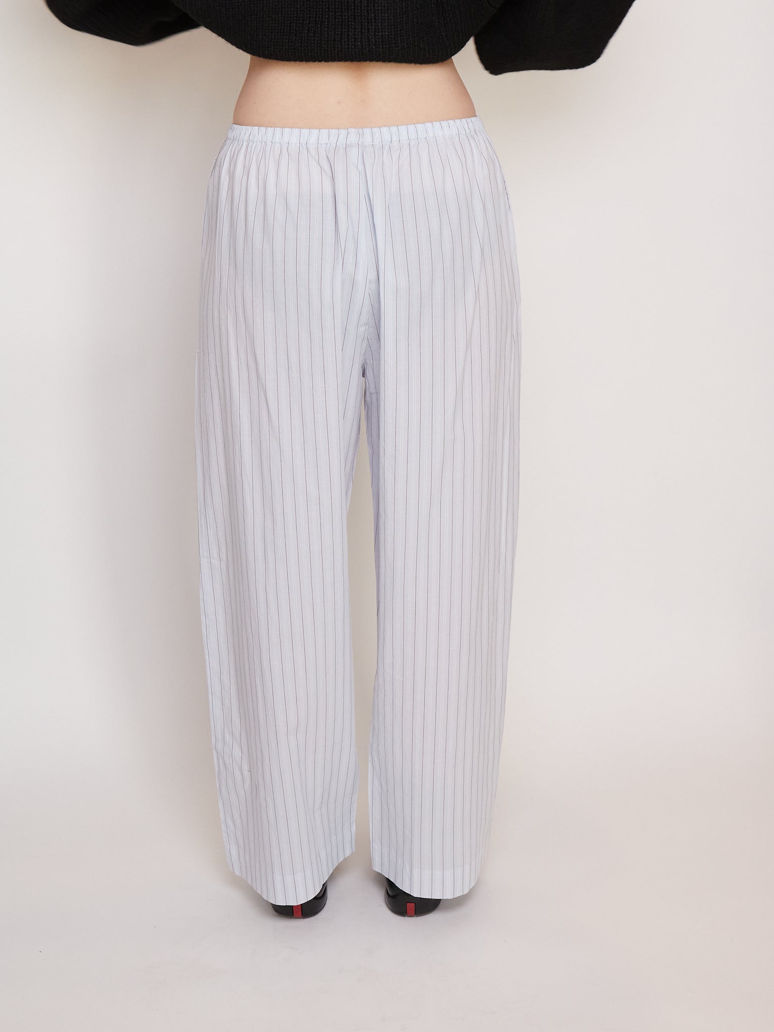 Deiji Studios Ease Trouser Mineral Stripe, curated by Shop Sommer in San Francisco.