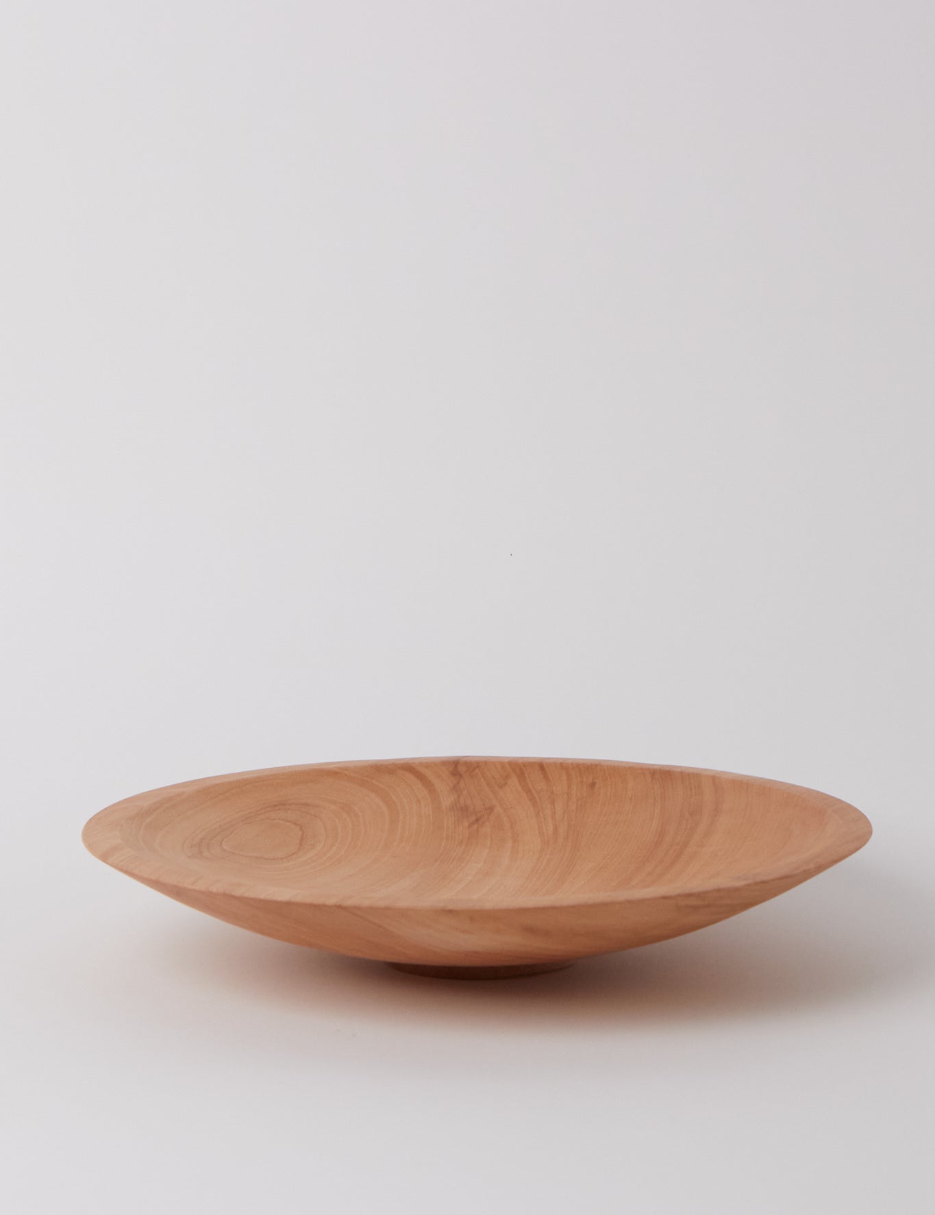 Elise McLauchlan Shallow Wood Serving Bowl, curated by Shop Sommer in San Francisco.