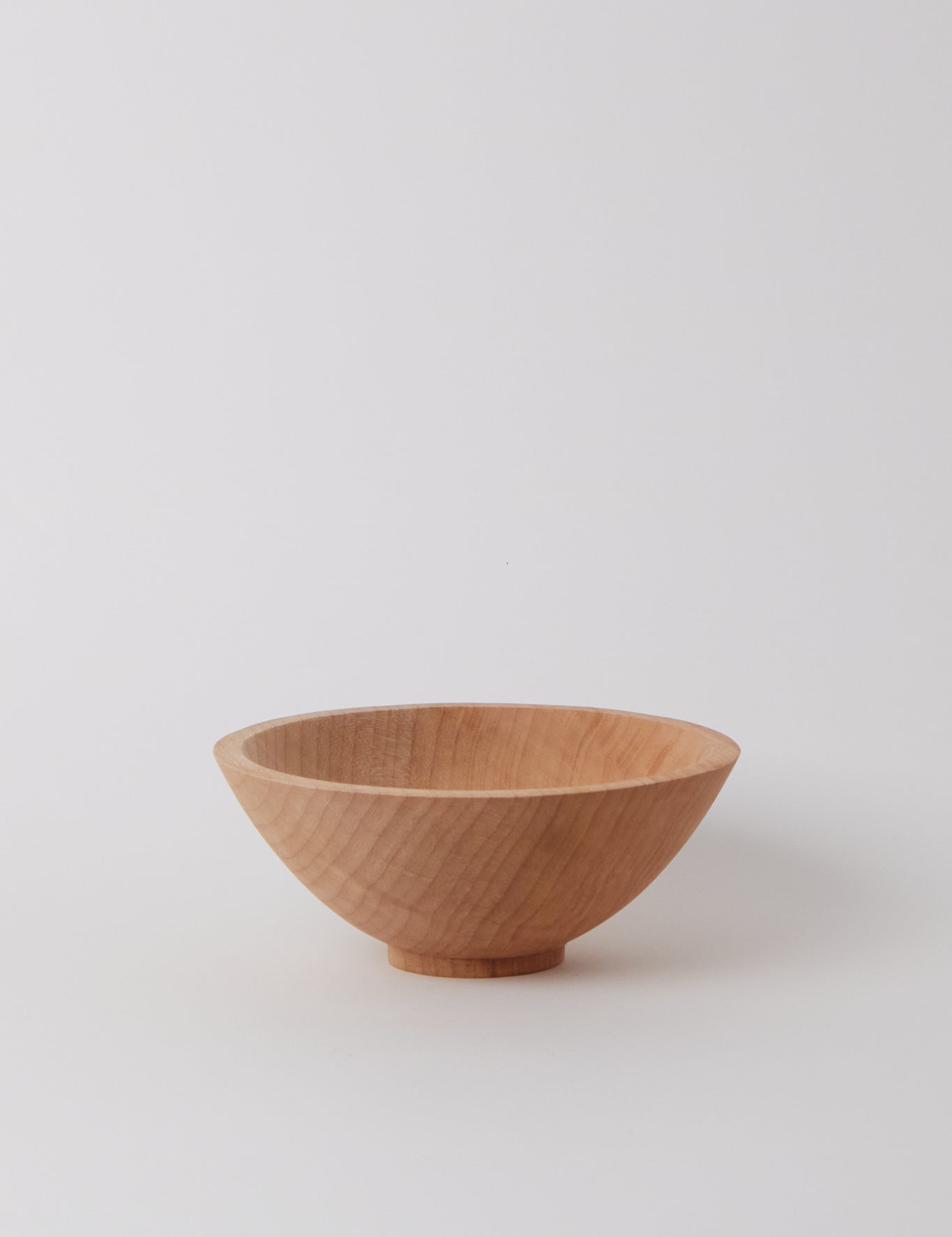 Elise McLauchlan Round Wood Bowl, curated by Shop Sommer in San Francisco.