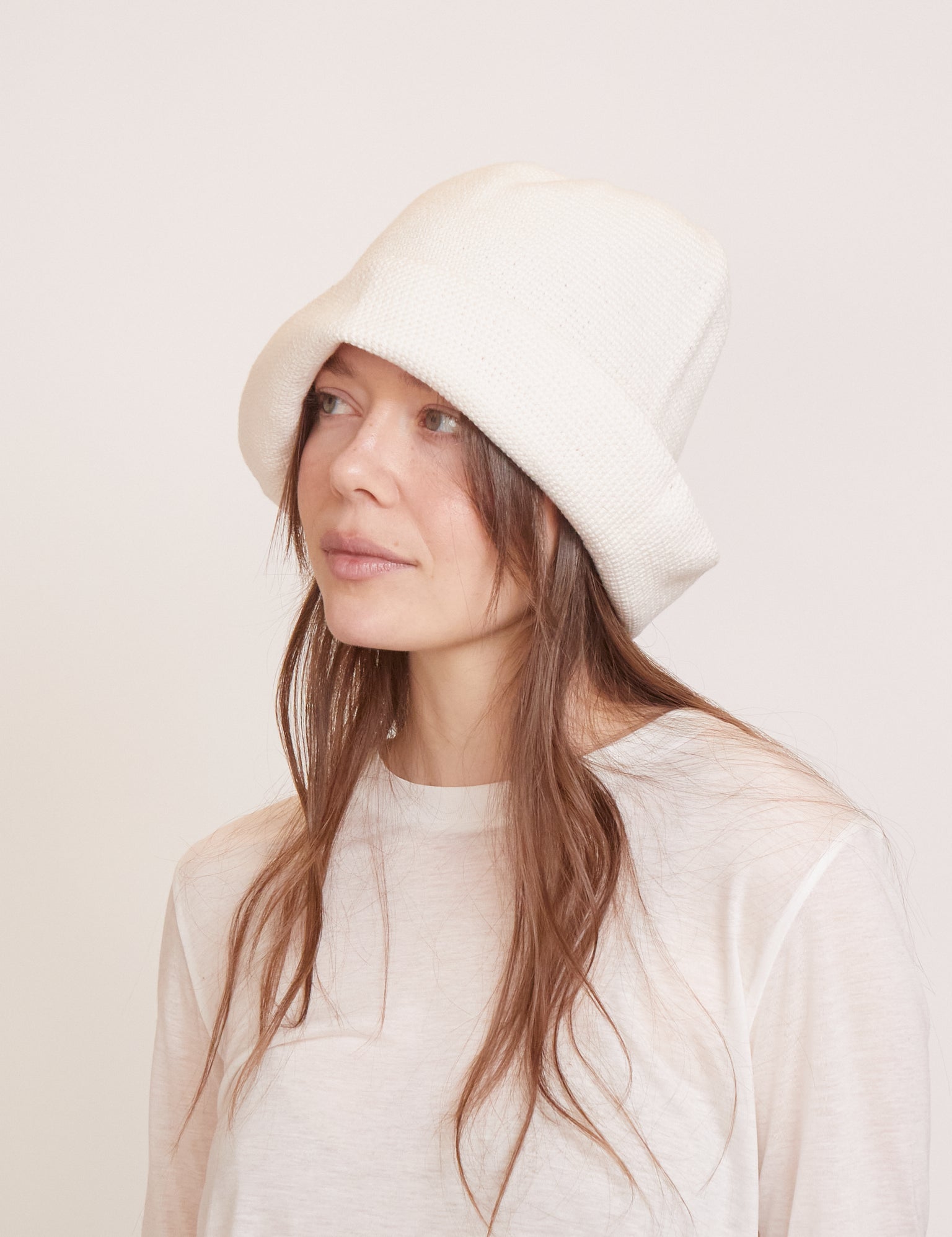 Emily Dawn Long A Hat Named Wanda Solid Natural, curated by Shop Sommer in San Francisco.