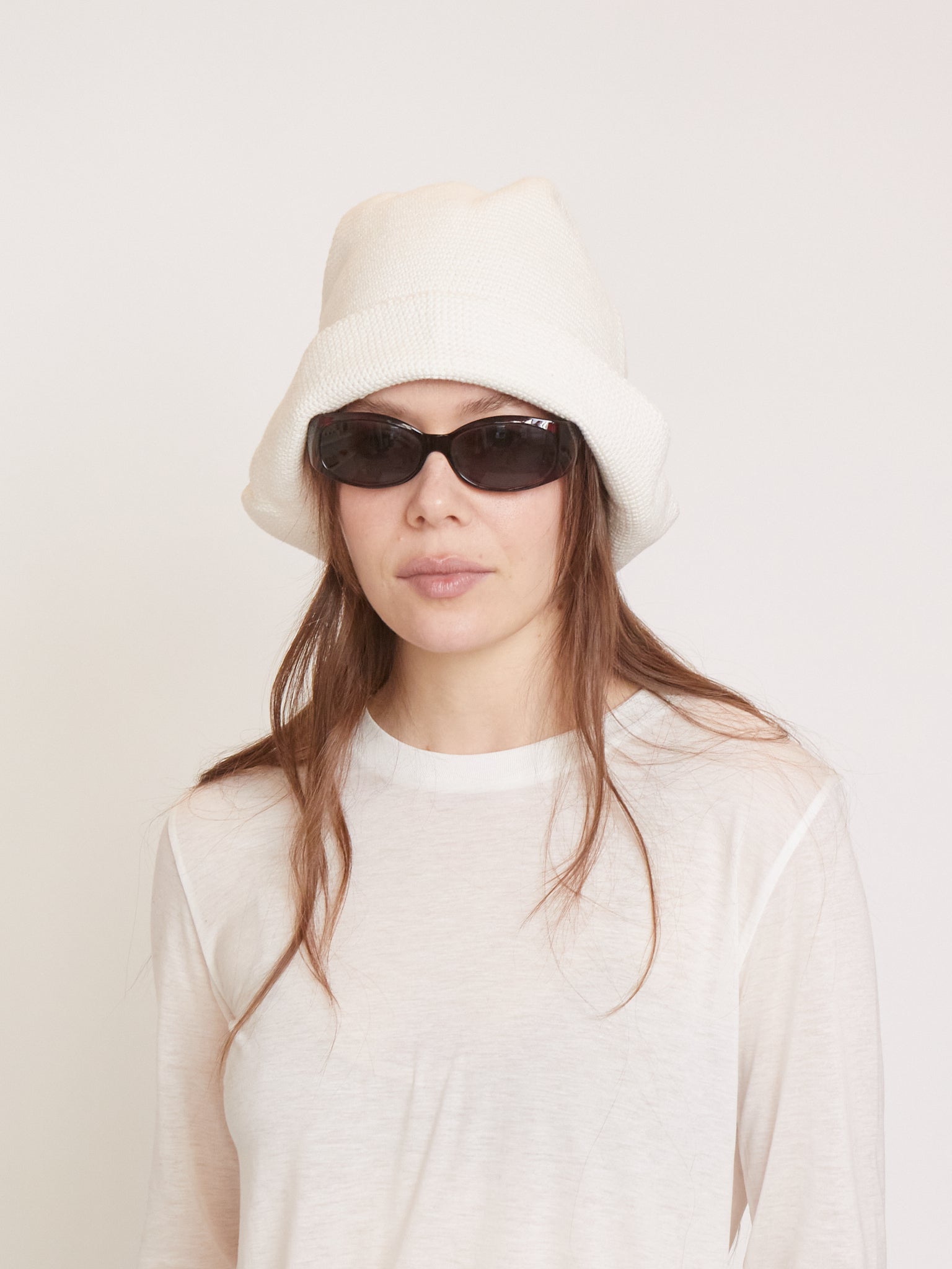 Emily Dawn Long A Hat Named Wanda Solid Natural, curated by Shop Sommer in San Francisco.