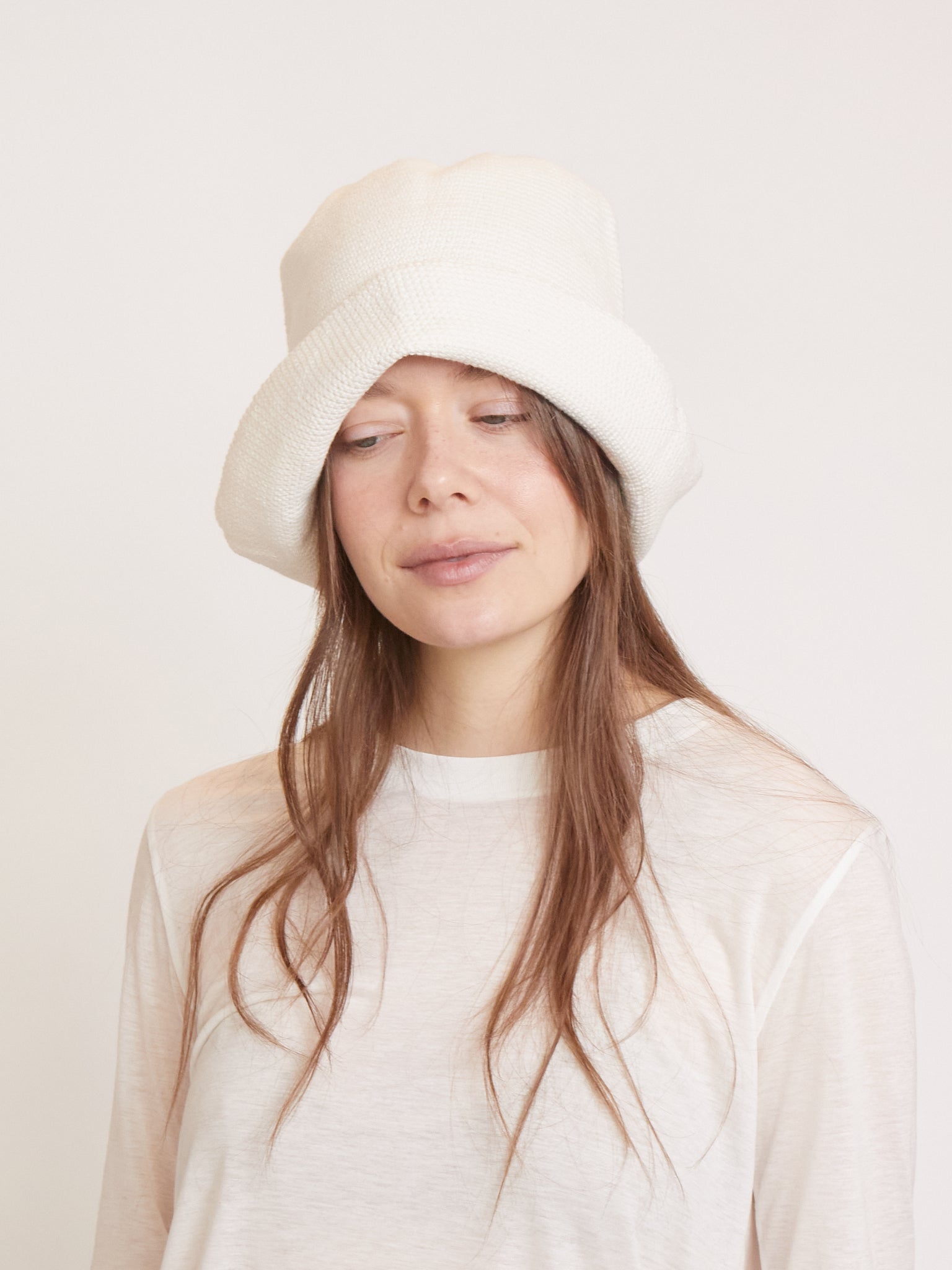 Emily Dawn Long A Hat Named Wanda Solid Natural, curated by Shop Sommer in San Francisco.