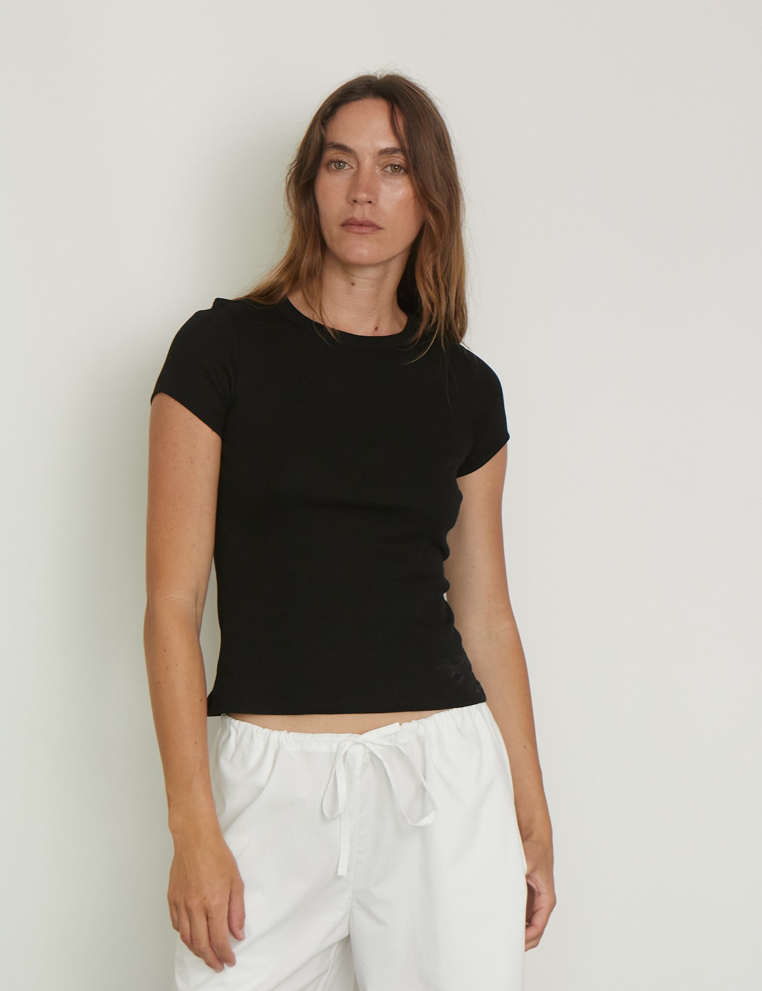 Car Baby Tee in Black from Flore Flore, curated by Shop Sommer in San Francisco. 