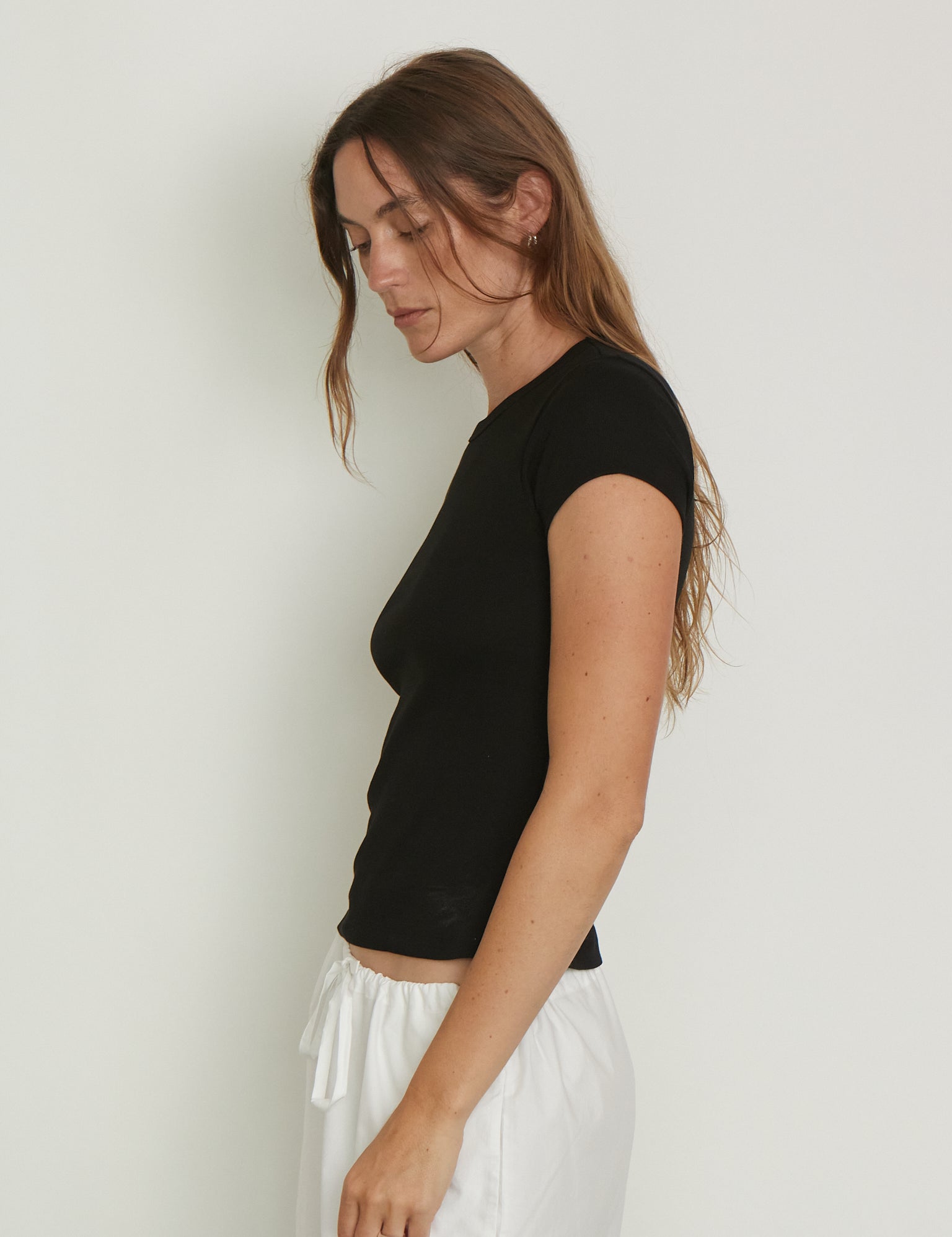 Car Baby Tee in Black from Flore Flore, curated by Shop Sommer in San Francisco. 