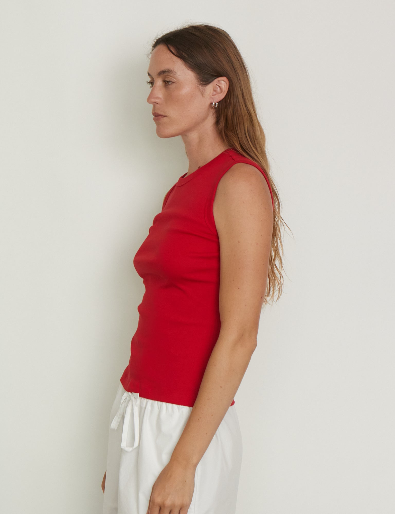 Esme Tank in Apple from Flore Flore, curated by Shop Sommer in San Francisco. 