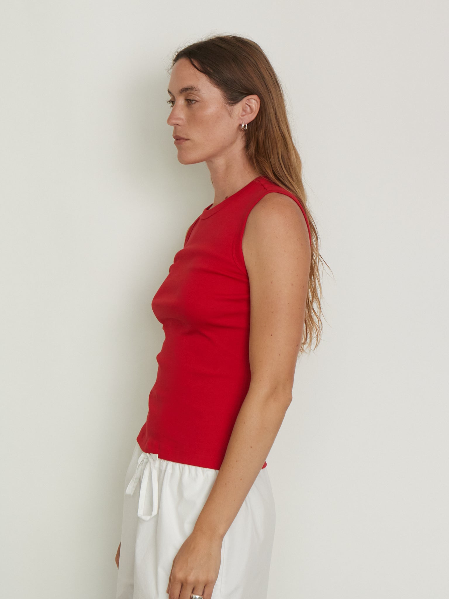 Esme Tank in Apple from Flore Flore, curated by Shop Sommer in San Francisco. 