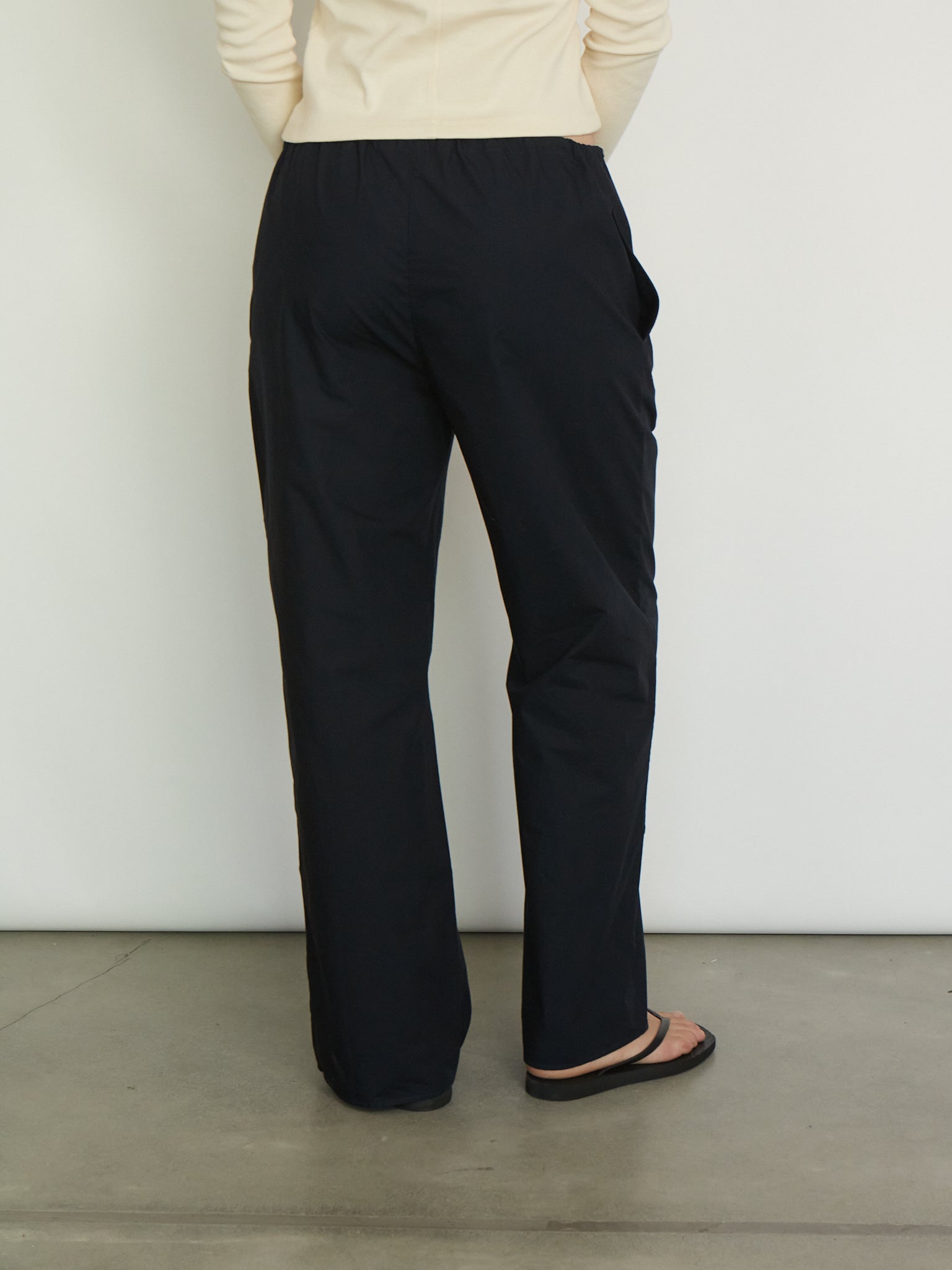 Josephine Lengthened Trousers in Navy from Flore Flore, curated by Shop Sommer in San Francisco. 