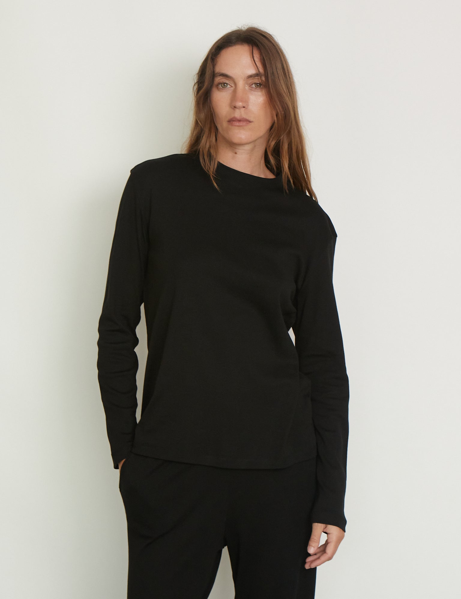 Maggie Longsleeve in Black from Flore Flore, curated by Shop Sommer in San Francisco. 