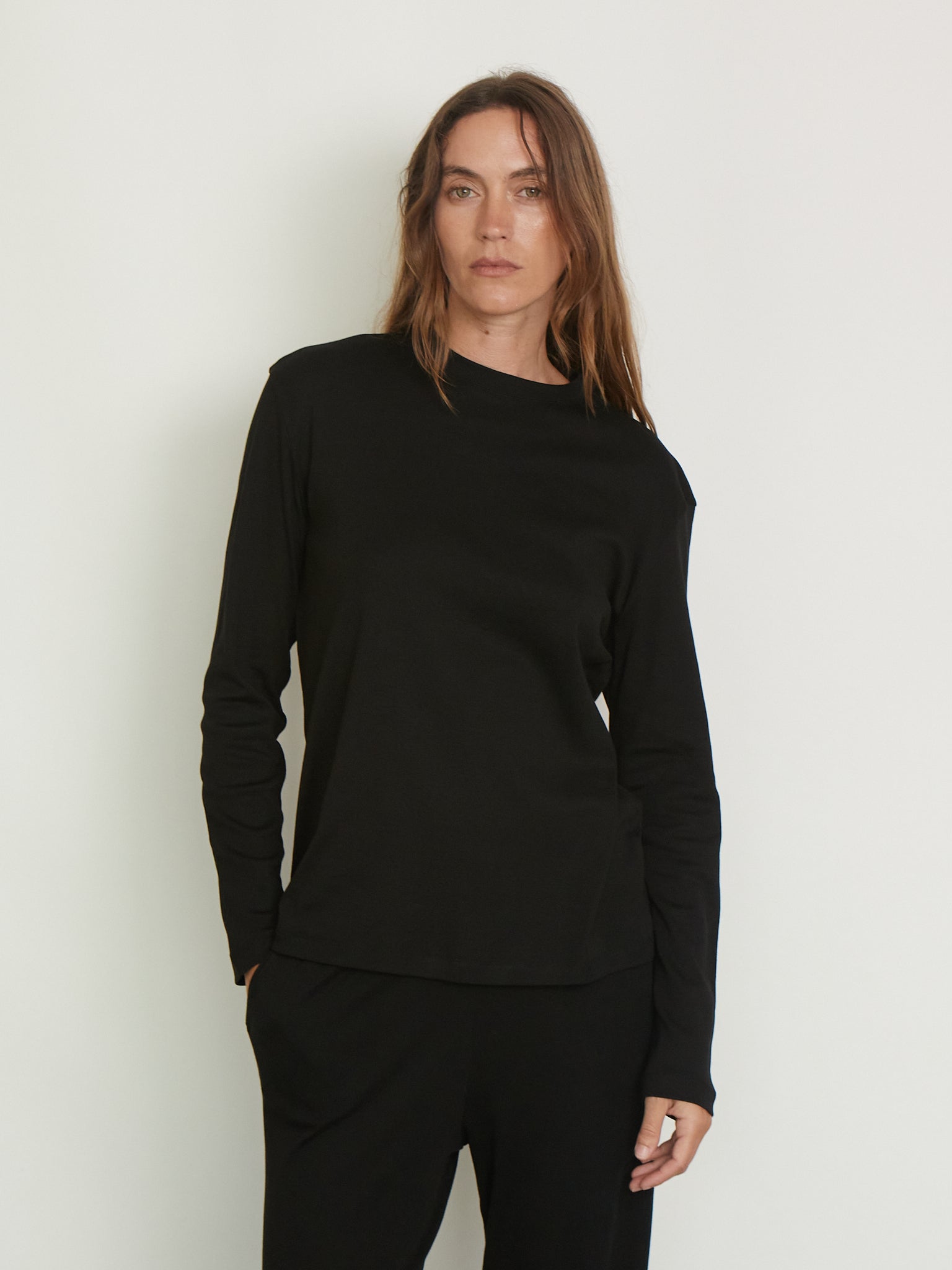 Maggie Longsleeve in Black from Flore Flore, curated by Shop Sommer in San Francisco. 