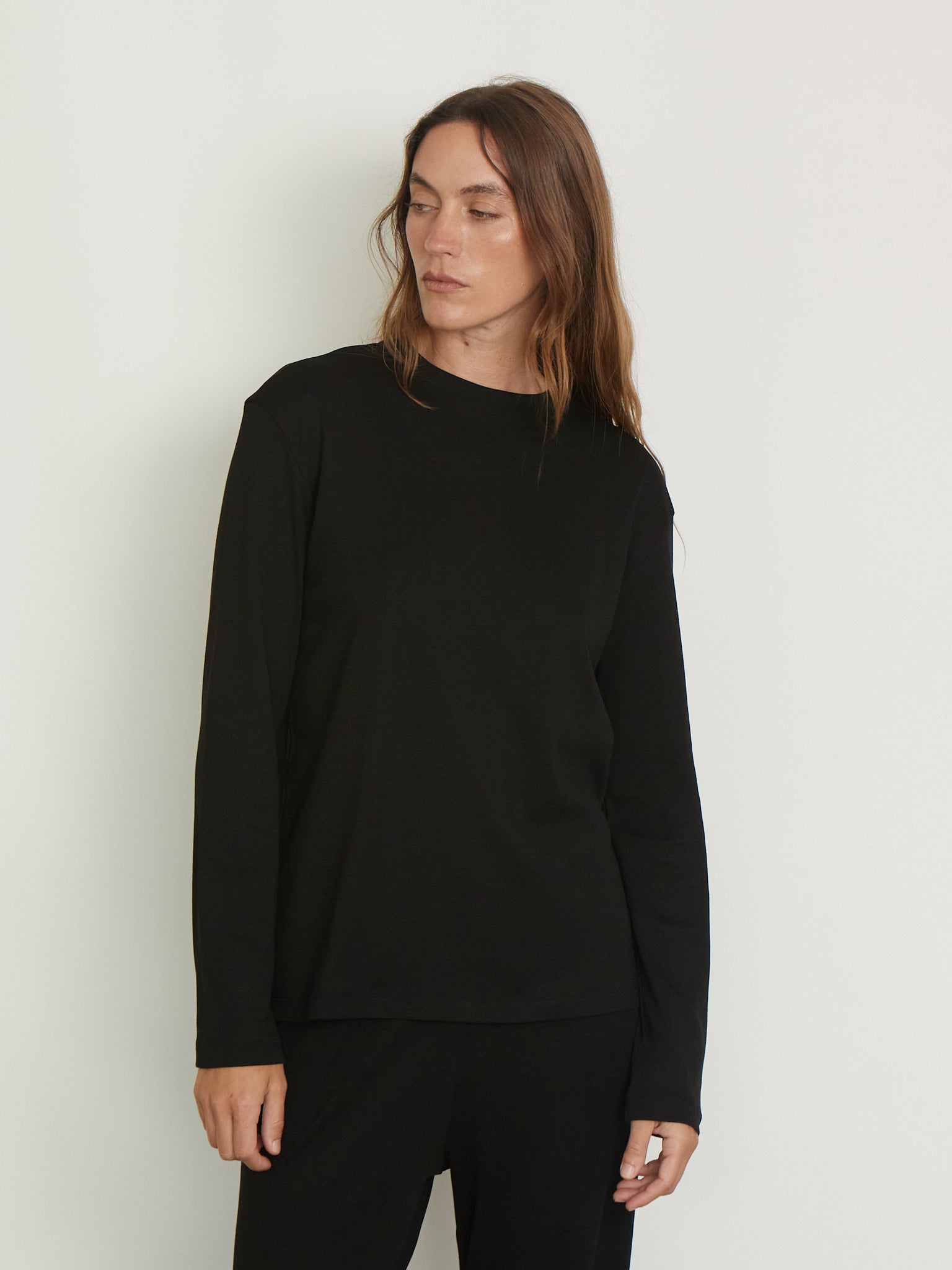 Maggie Longsleeve in Black from Flore Flore, curated by Shop Sommer in San Francisco. 