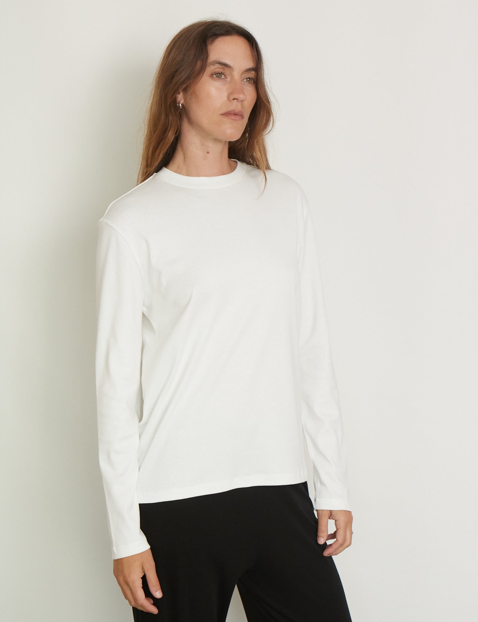 Maggie Longsleeve in White from Flore Flore, curated by Shop Sommer in San Francisco. 