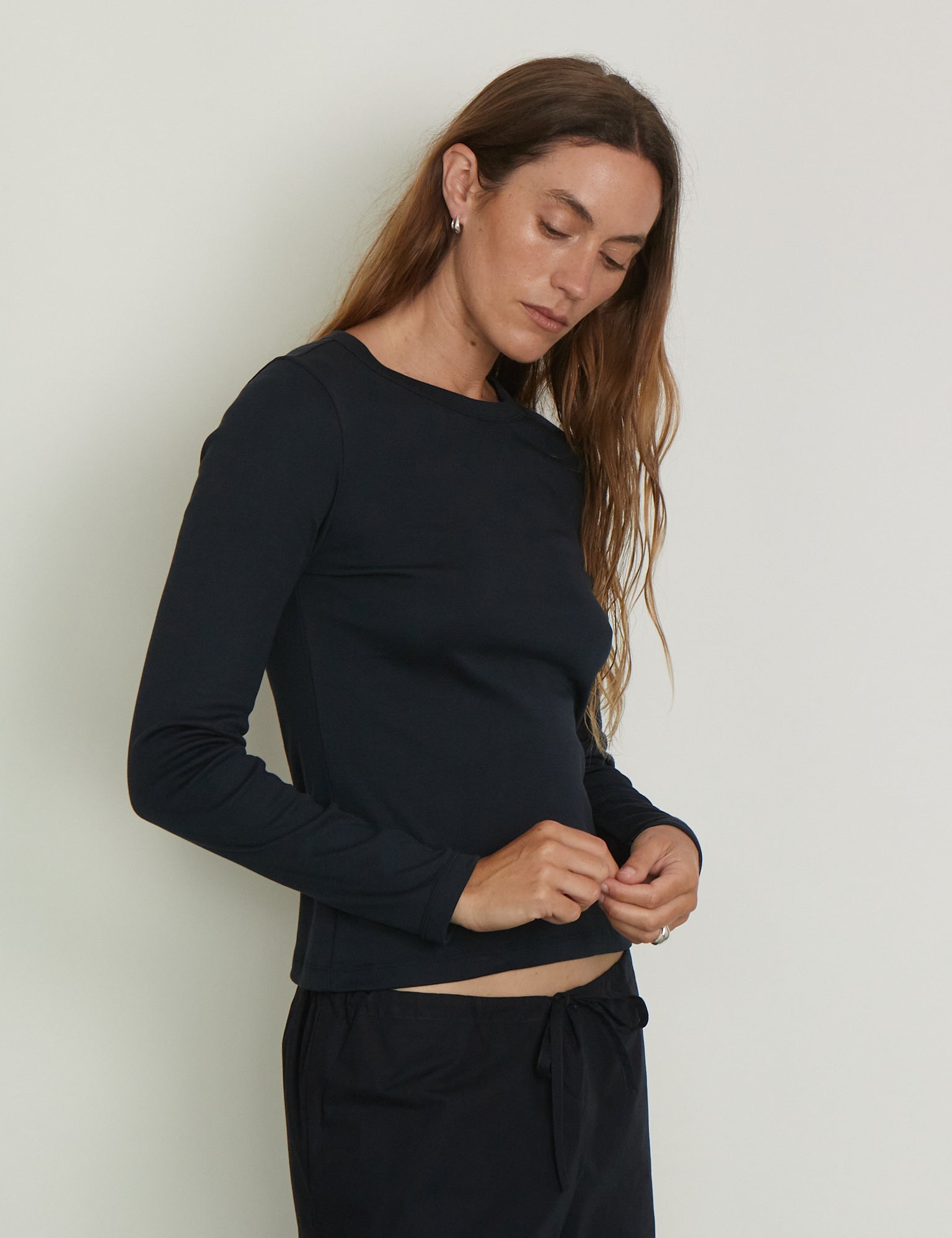 Max Tee in Navy from Flore Flore, curated by Shop Sommer in San Francisco. 