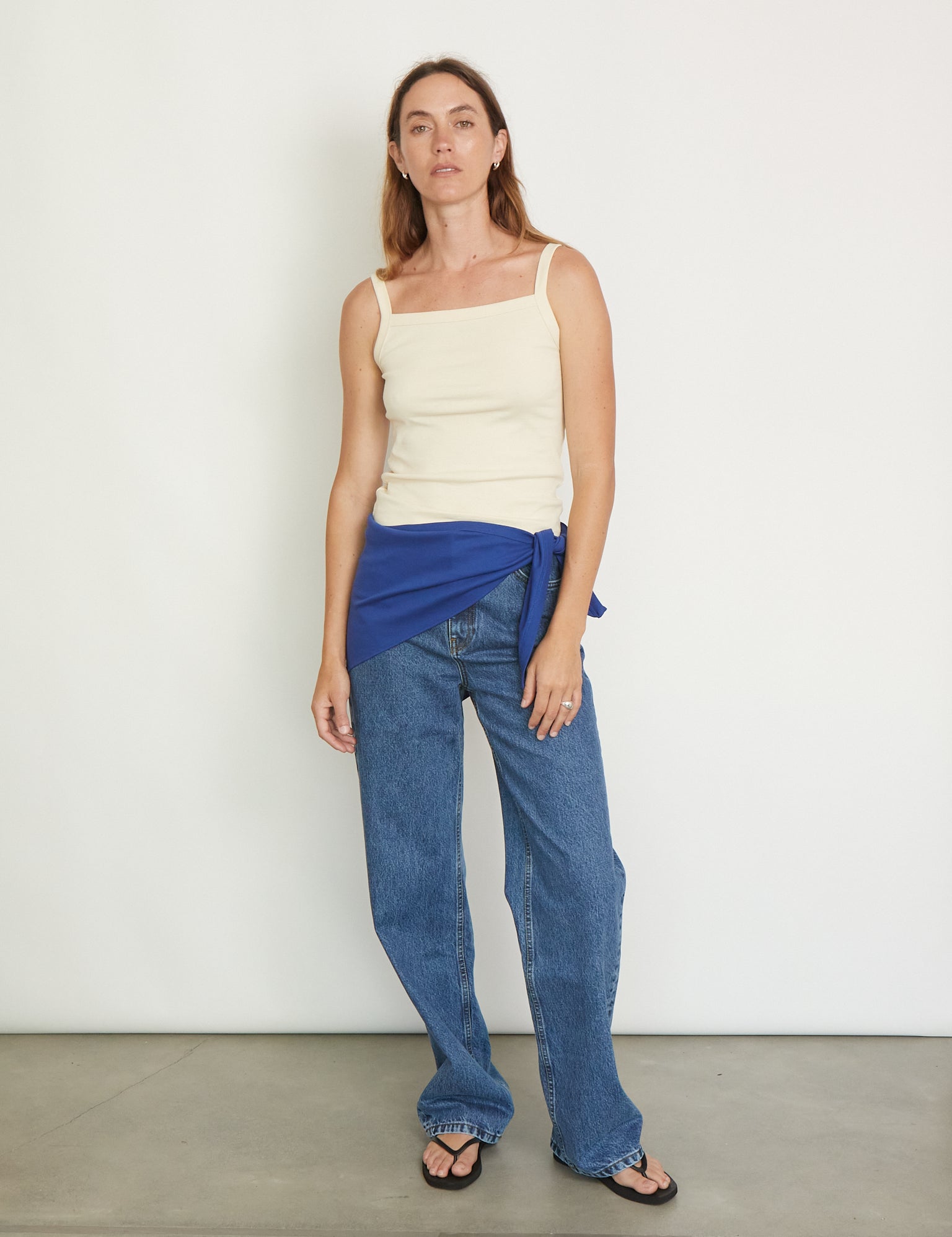 Flore Scarf in Night from Flore Flore, curated by Shop Sommer in San Francisco.