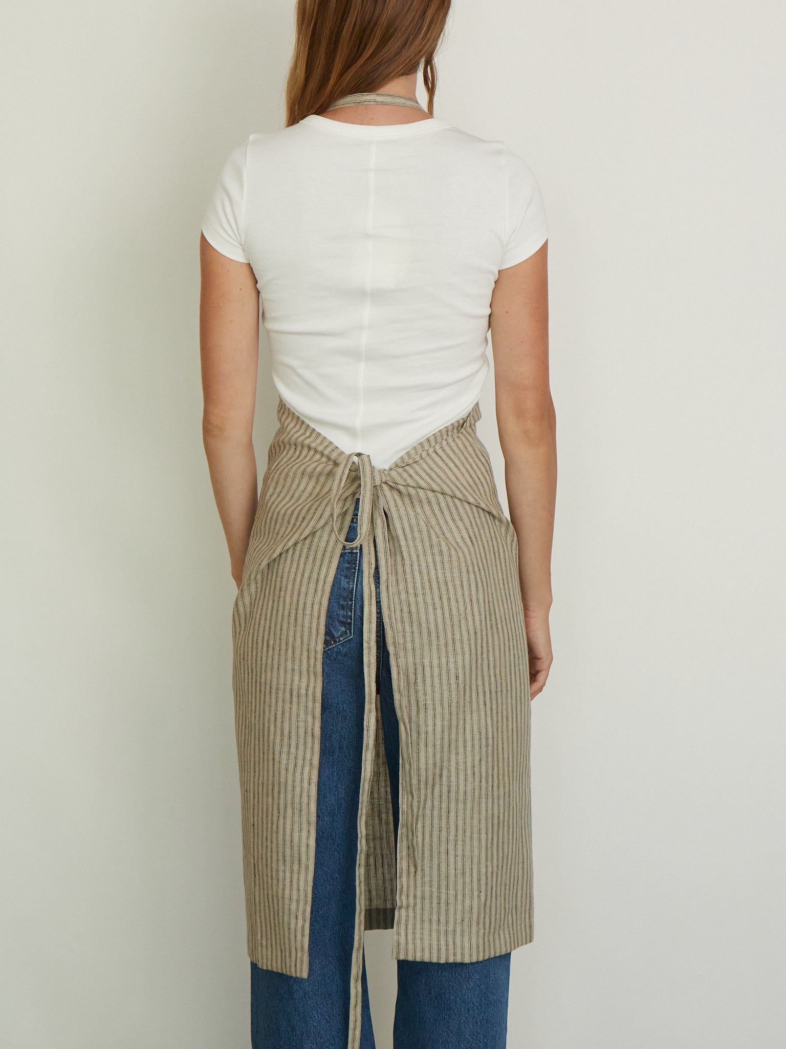 Linen Apron Liam Stripe