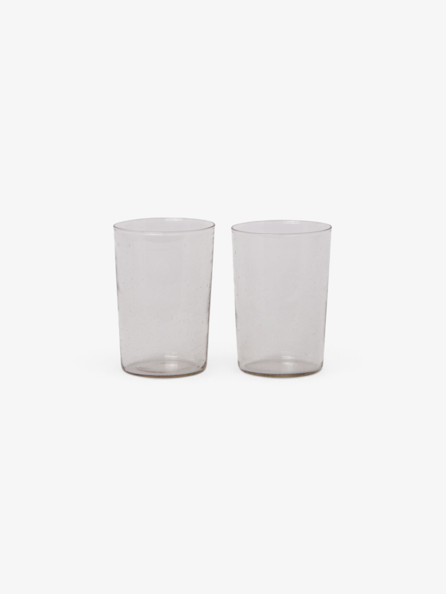 FRAMA Isle Glass Set in Light Smoke, curated by Shop Sommer in San Francisco.