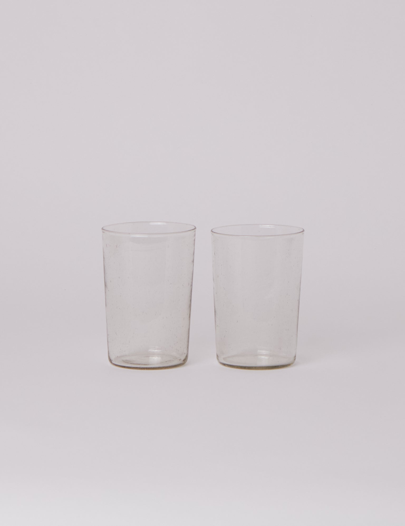 FRAMA Isle Glass Set in Light Smoke, curated by Shop Sommer in San Francisco.