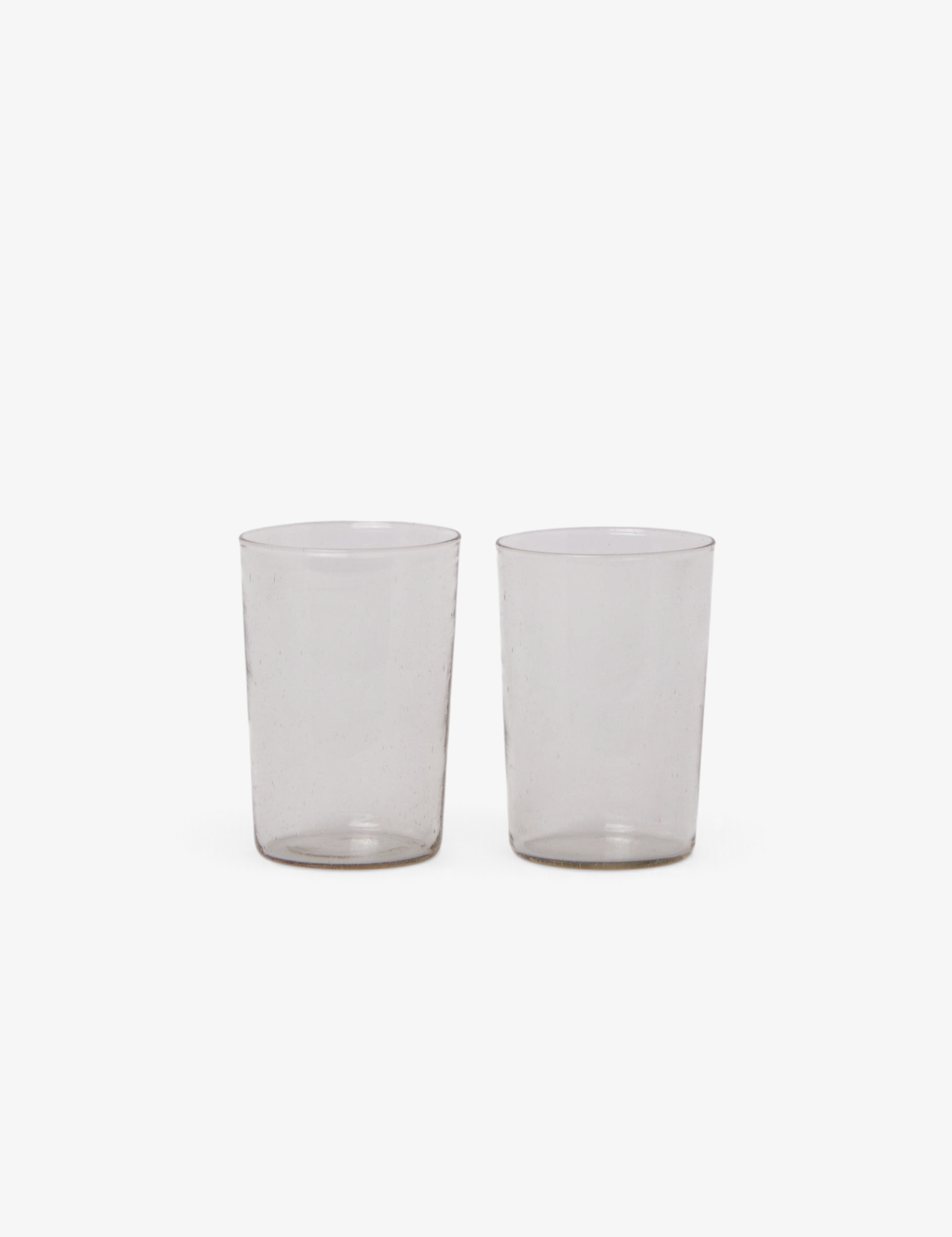 FRAMA Isle Glass Set in Light Smoke, curated by Shop Sommer in San Francisco.
