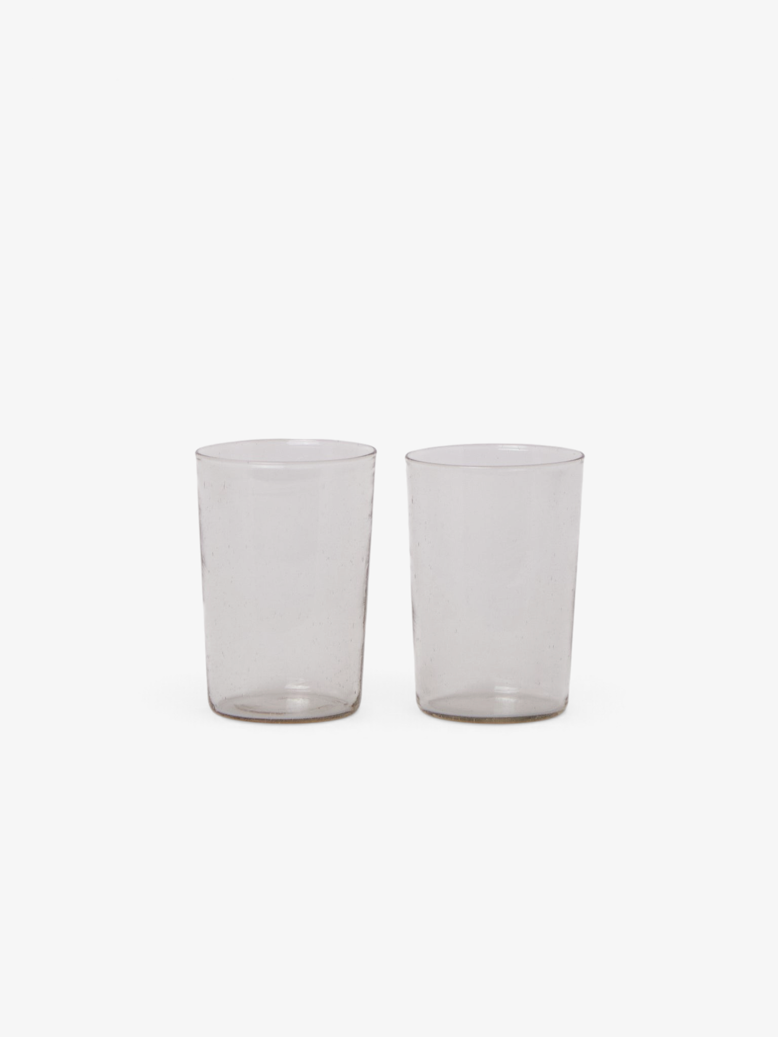 FRAMA Isle Glass Set in Light Smoke, curated by Shop Sommer in San Francisco.